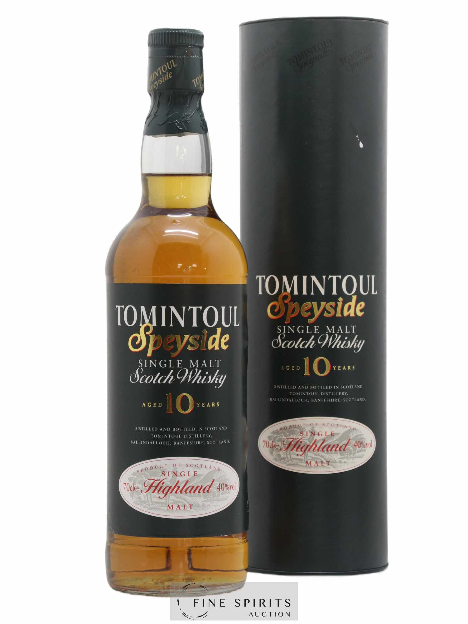 Tomintoul 10 years Of.