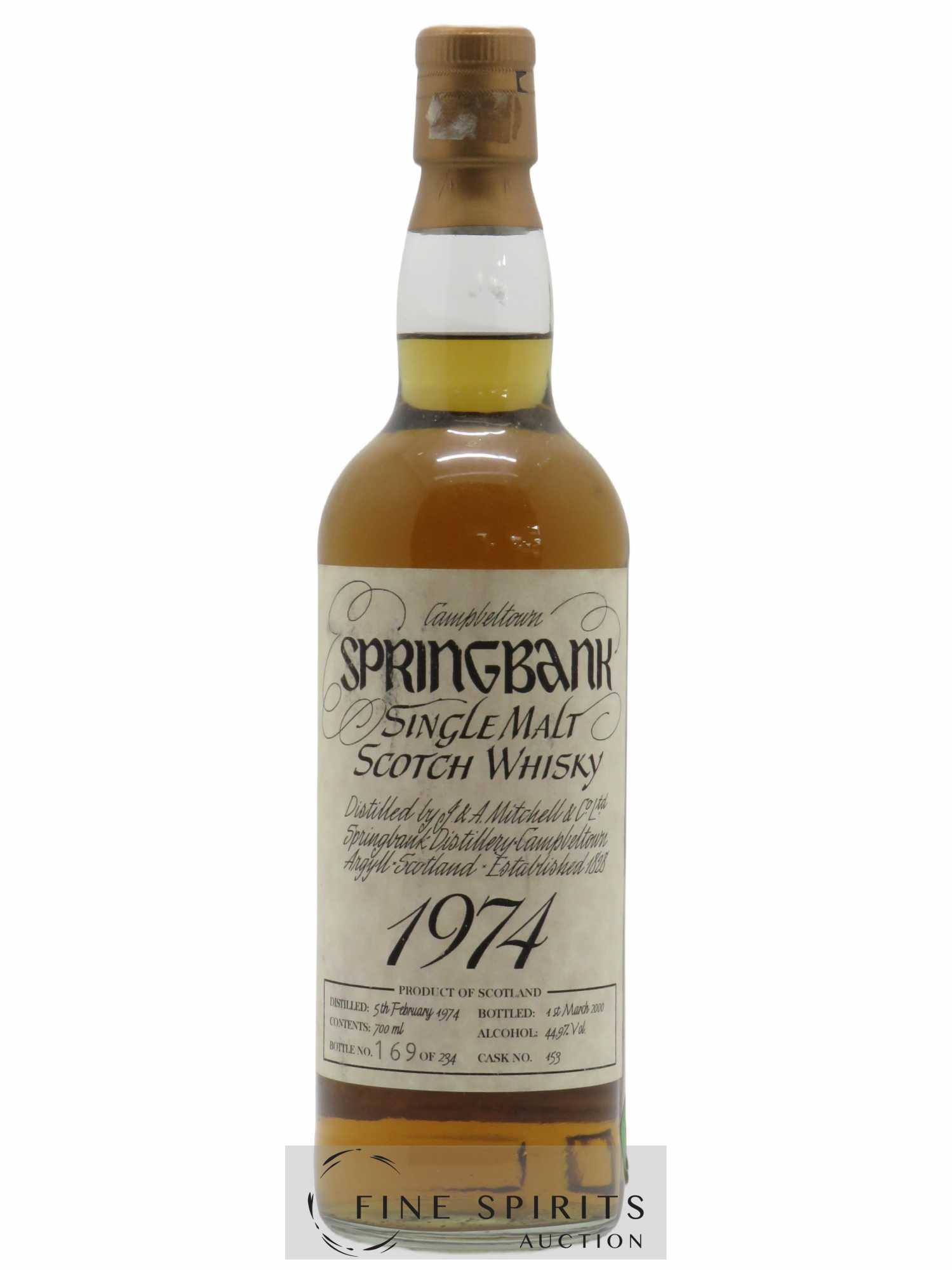 Springbank 1974 Of. Single Cask 153 2000 Release