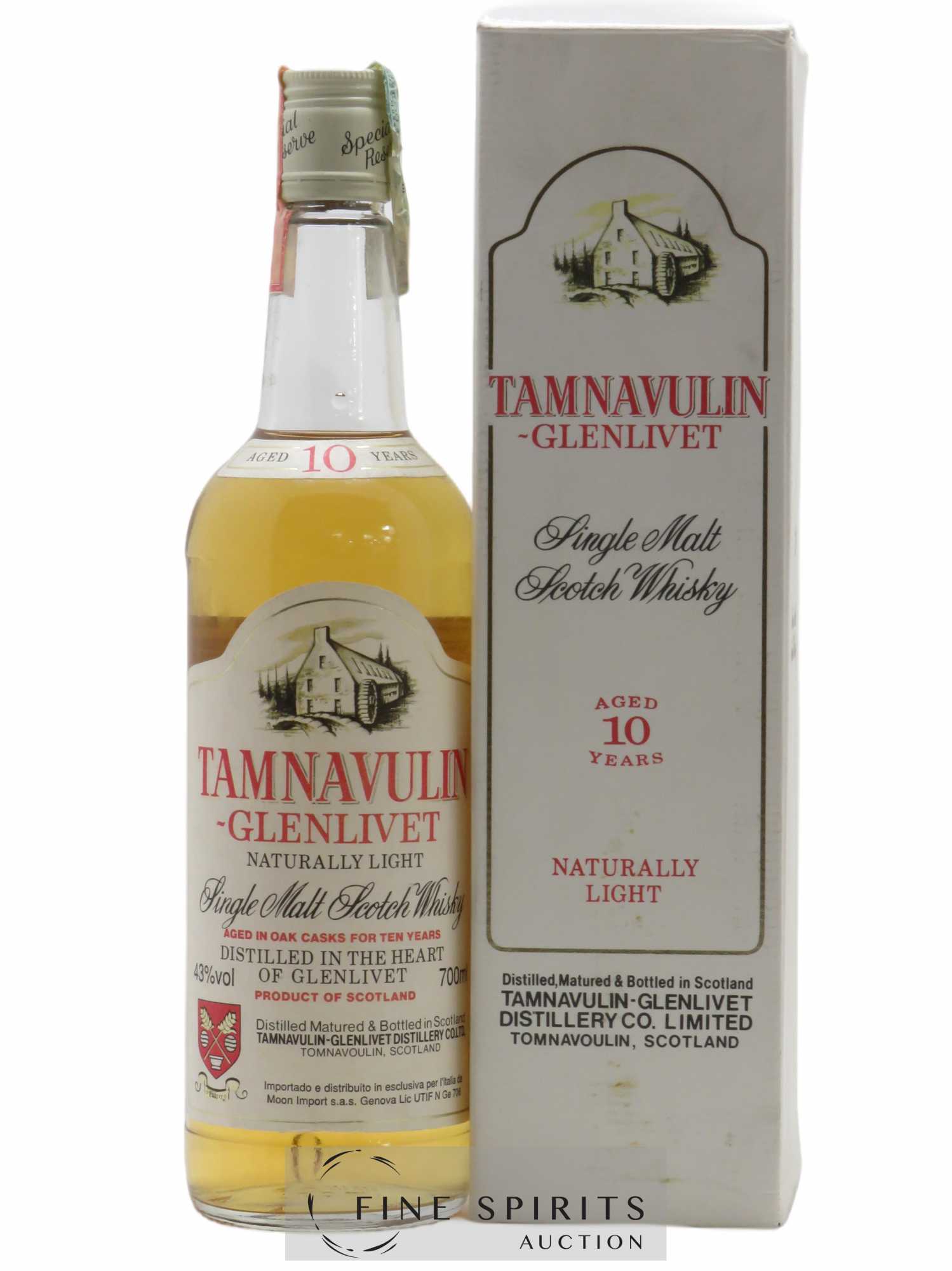 Tamnavulin 10 years Of. Naturally Light