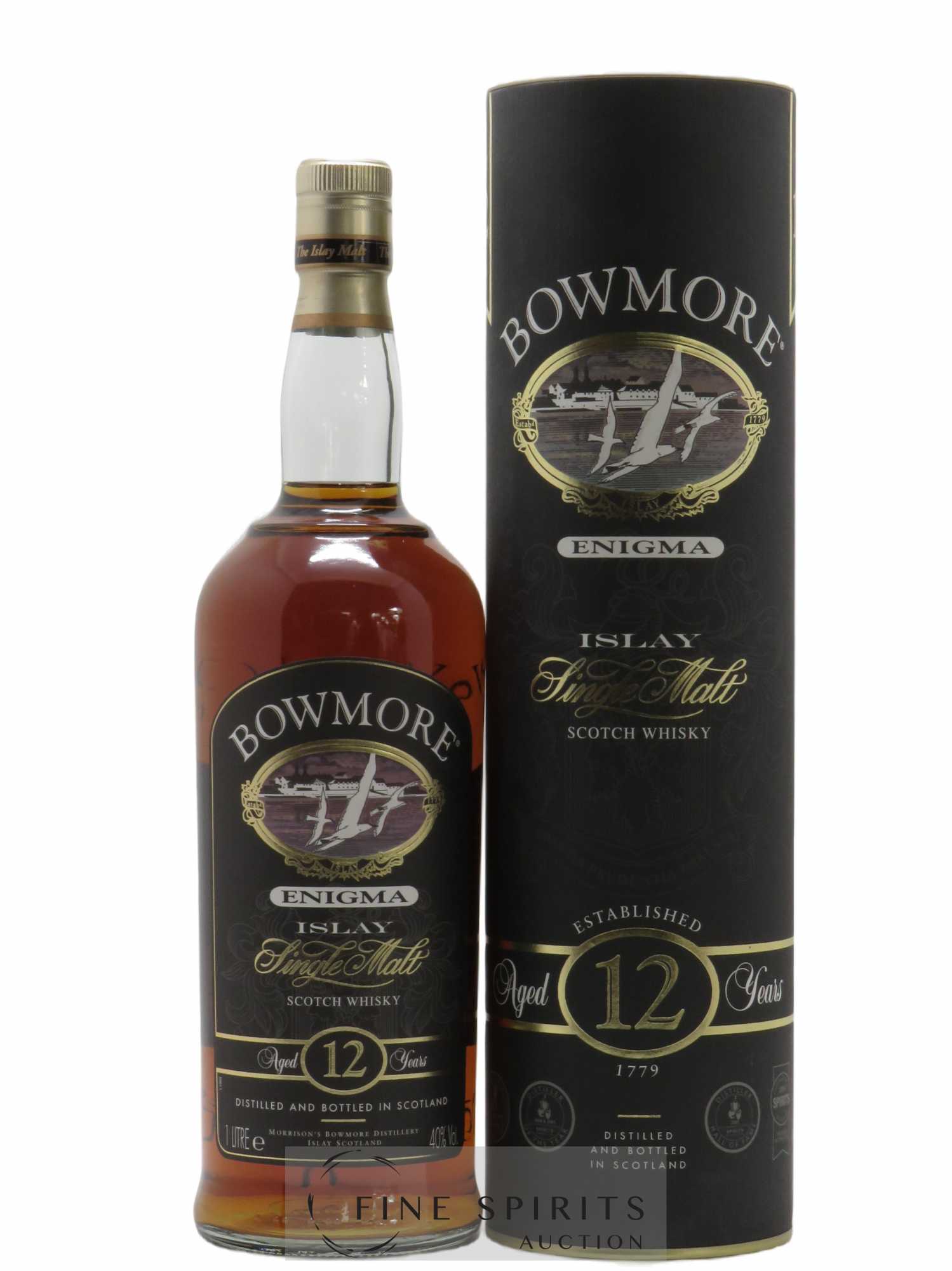 Bowmore 12 years Of. Enigma Litre