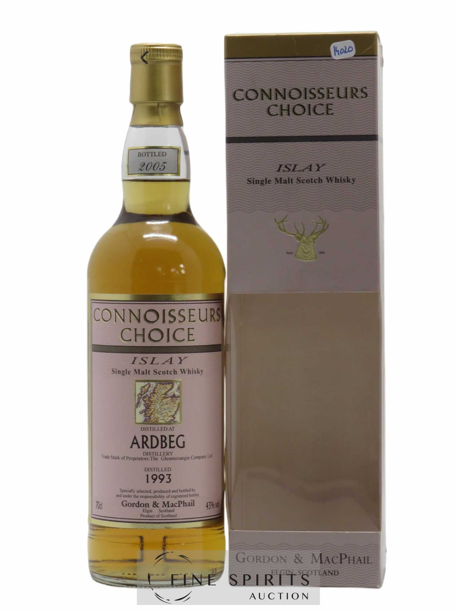 Ardbeg 1993 Gordon & MacPhail First Fill Sherry Butts - bottled 2005 Connoisseurs Choice