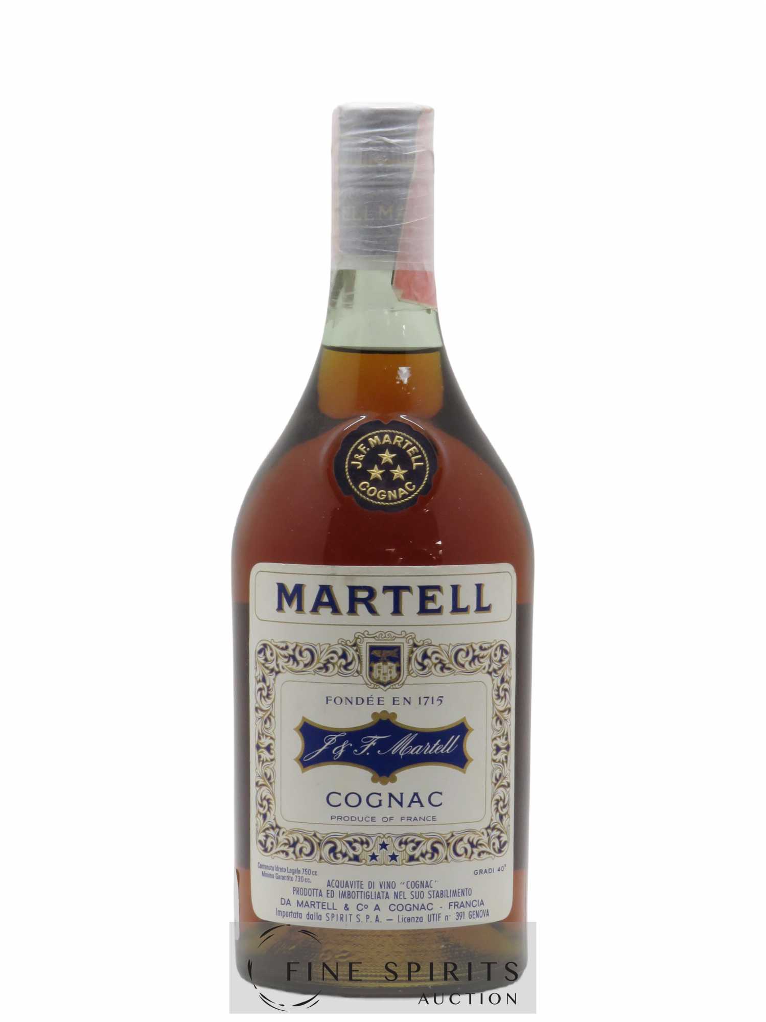 Martell Of. 3 étoiles 75cl.