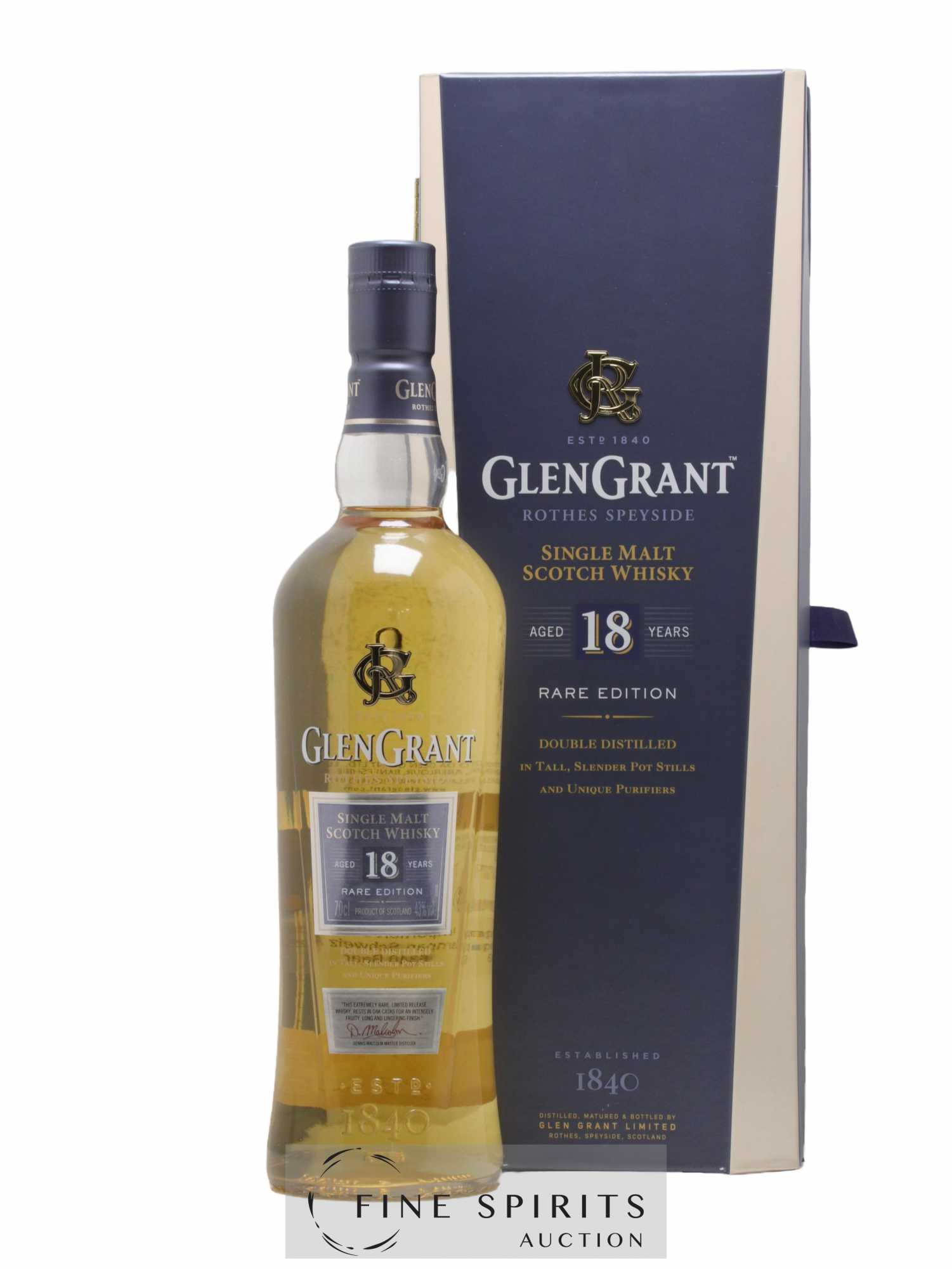 Glen Grant 18 years Of. Rothes Speyside Rare Edition