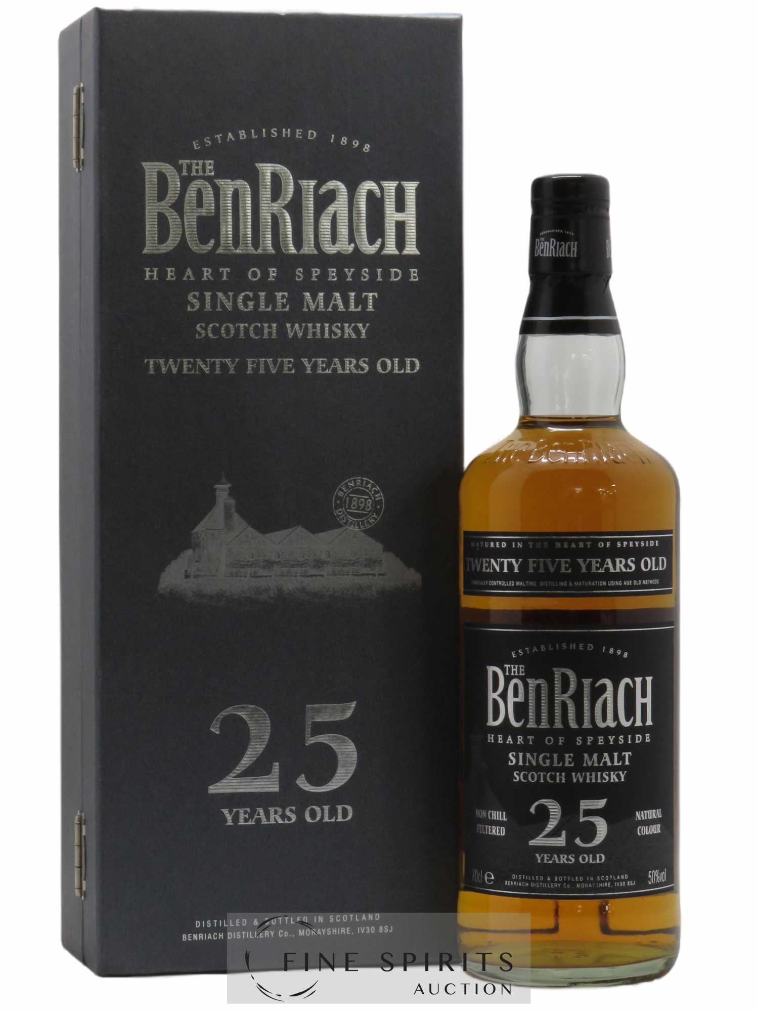 Benriach 25 years Of. First Edition 2006 Limited Edition 3000 Bottles Heart of Speyside