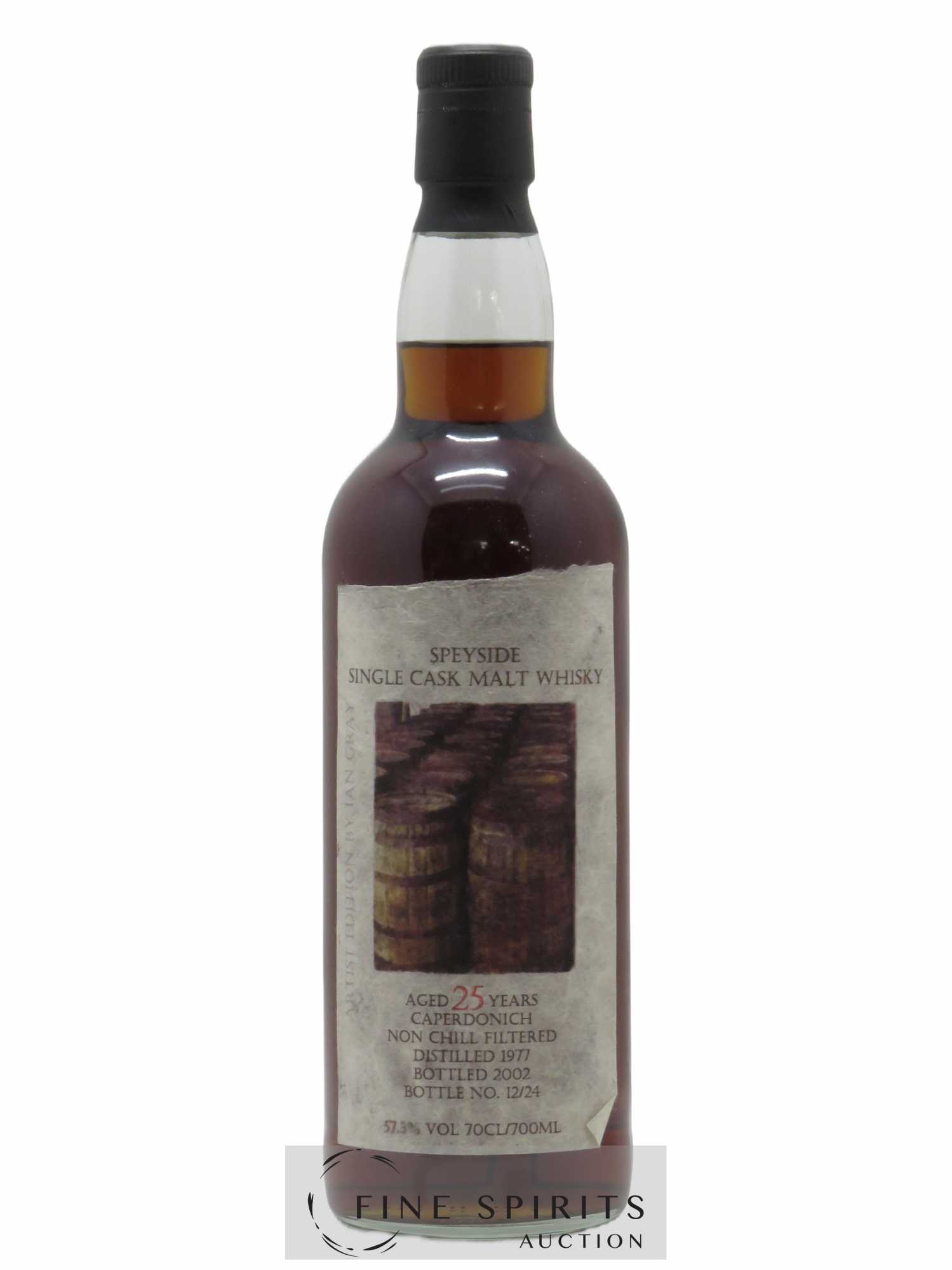 Caperdonich 25 years 1977 Of. Single Sherry Cask Limited Edition of 24 Bottles Ian Gray Edition