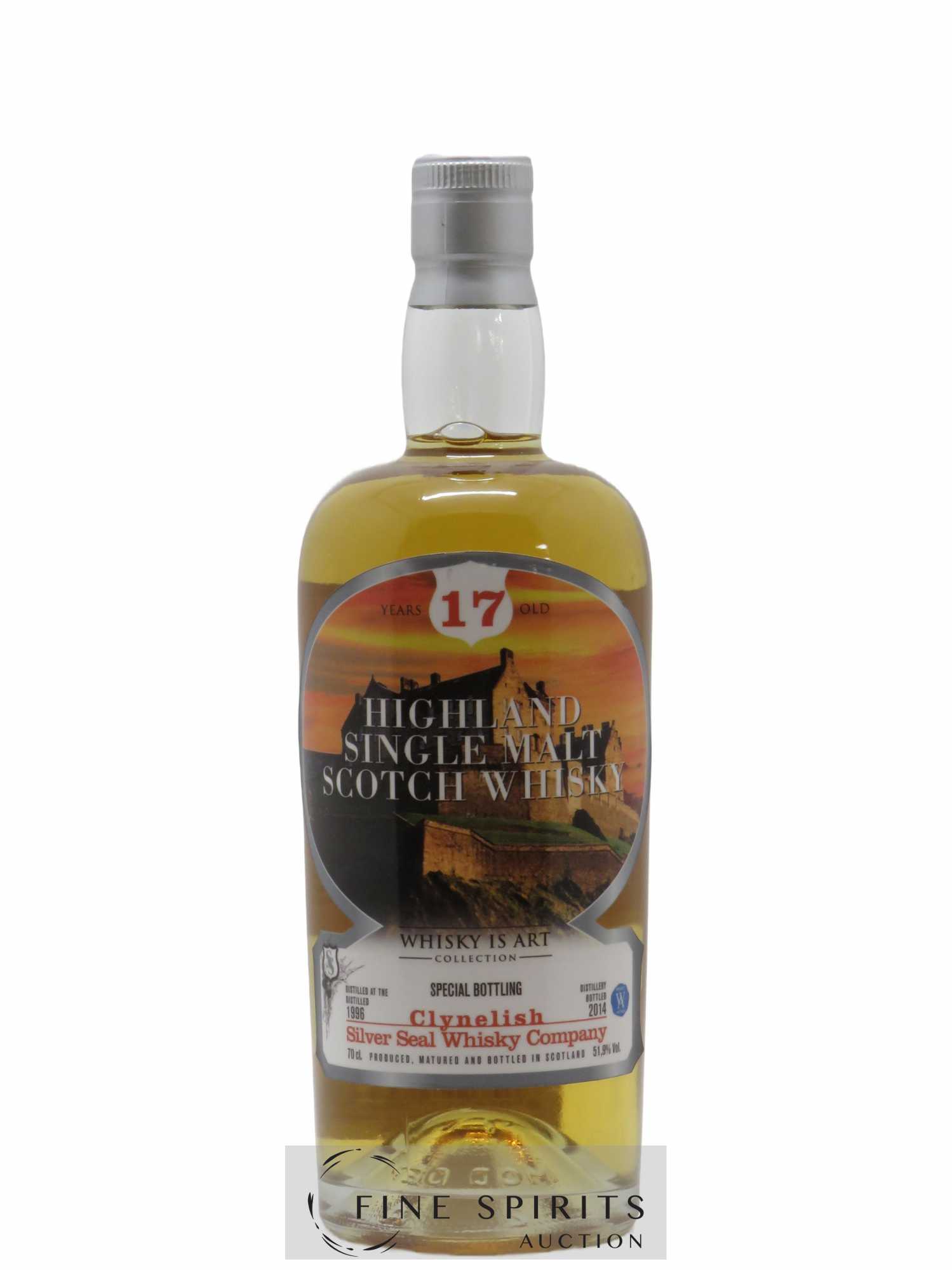 Clynelish 17 years 1996 Silver Seal Whisky Company Cask n°2933 - bottled 2014 Whisky is Art Collection