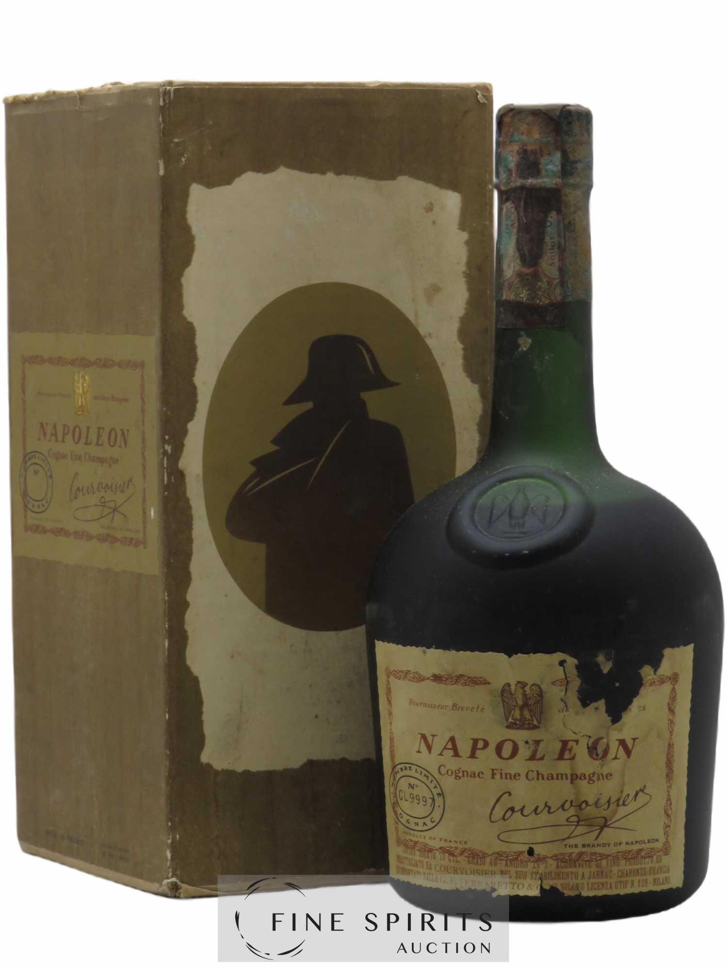 Courvoisier Of. Napoleon Limited Edition CL9997 F.Ferraretto & Co Cognac Fine Champagne