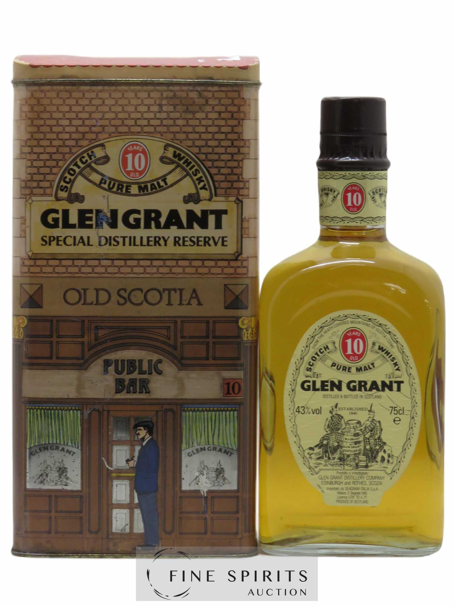 Glen Grant 10 years Of. Pure Malt J&J Grant