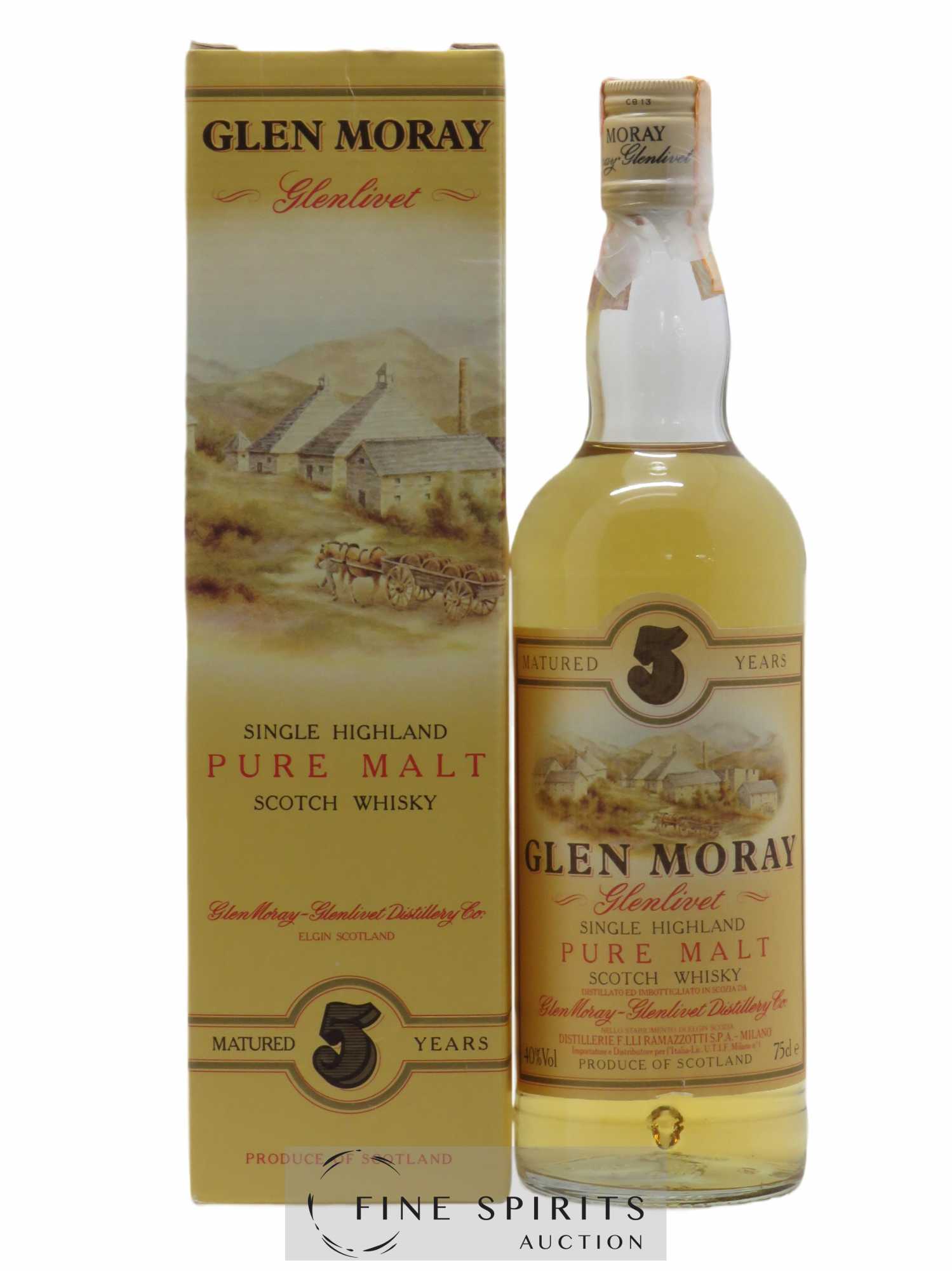 Glen Moray 5 years Of. F.lli Ramazotti SPAMilano Glenlivet Single Highland Pure Malt