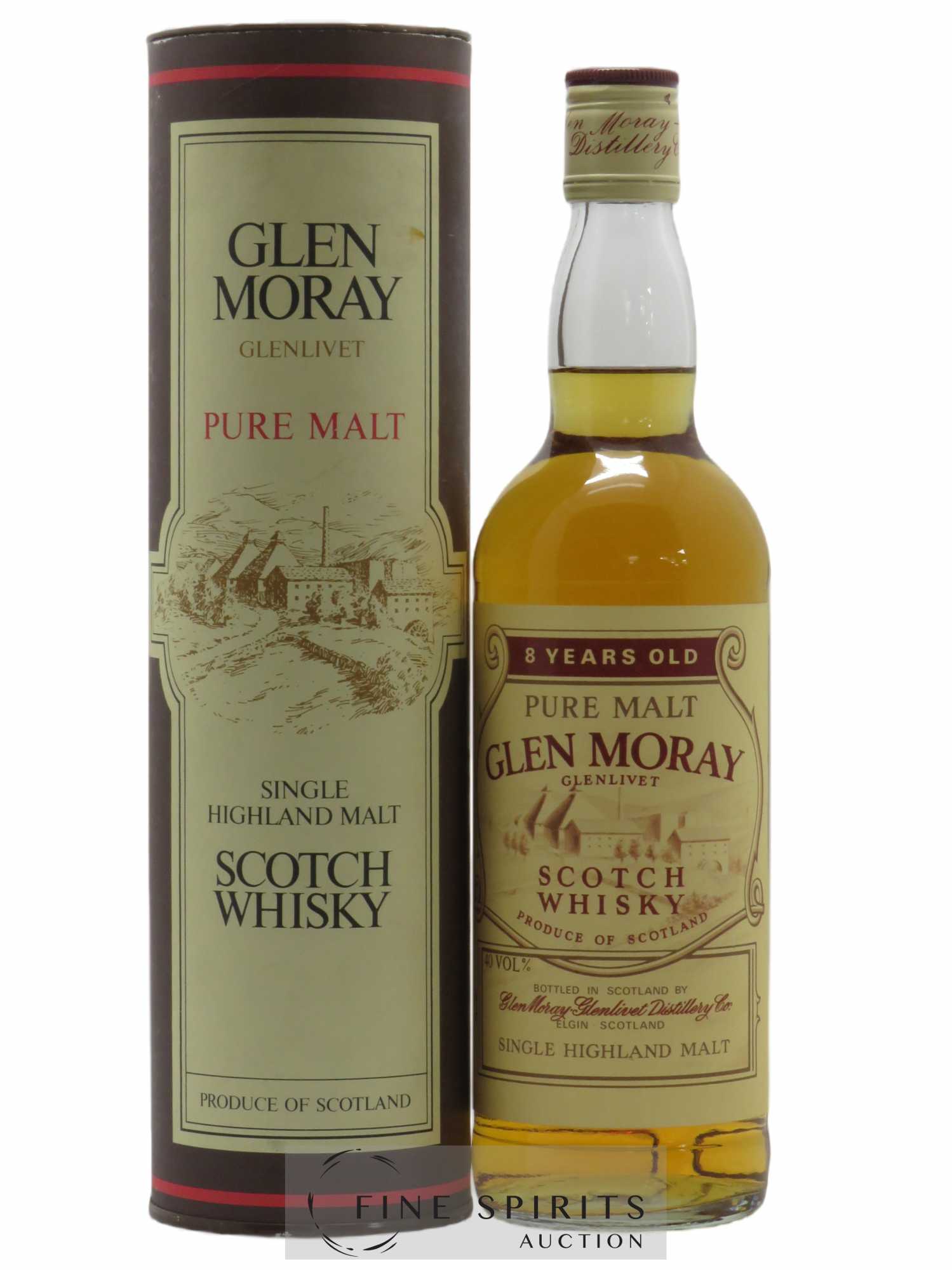 Glen Moray 8 years Of. C Hertzberg Import Glenlivet Pure Malt