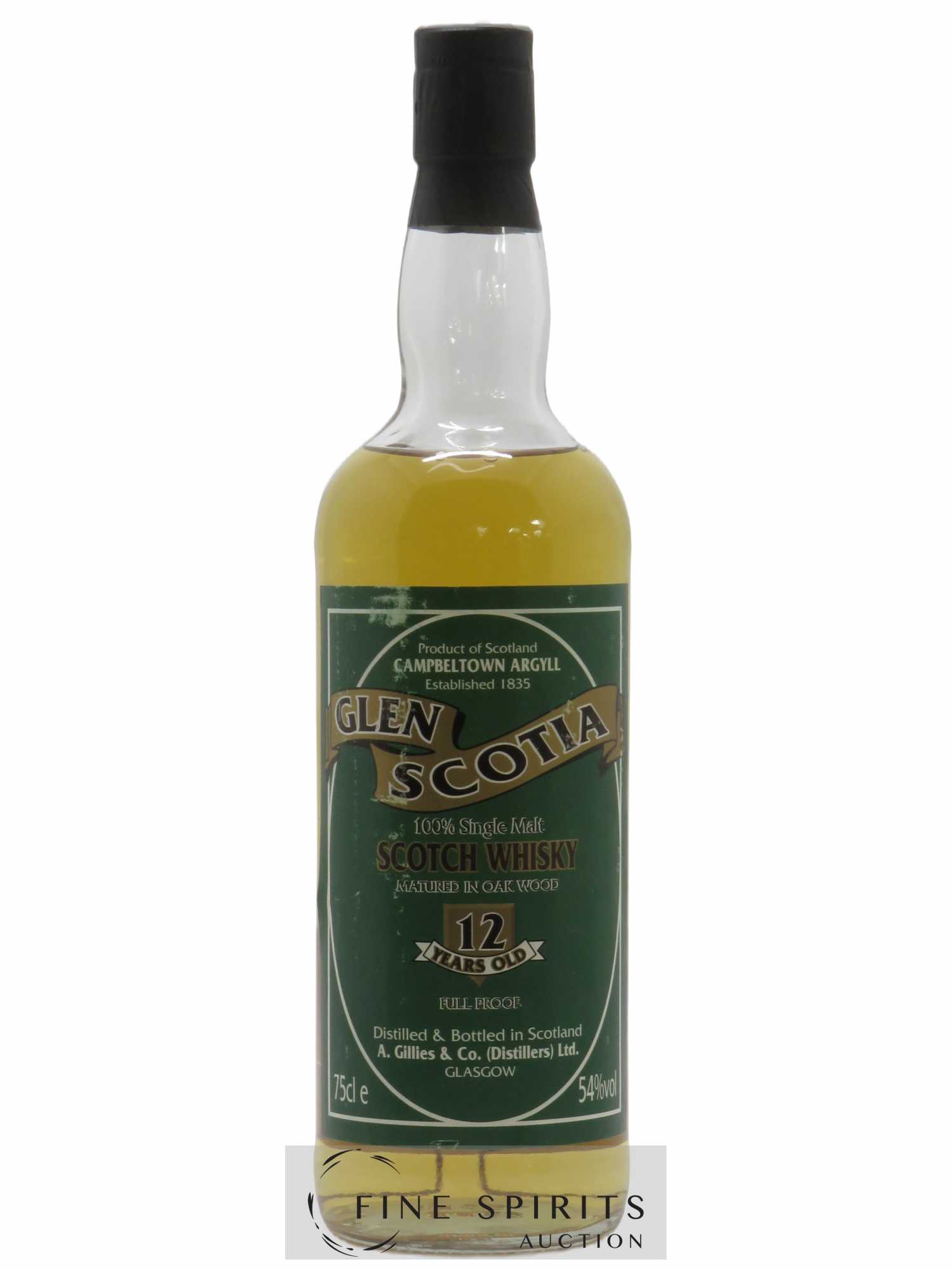 Glen Scotia 12 years Of. A. Gillies & Co Limited Edition F&G Bruino Torino Full Proof