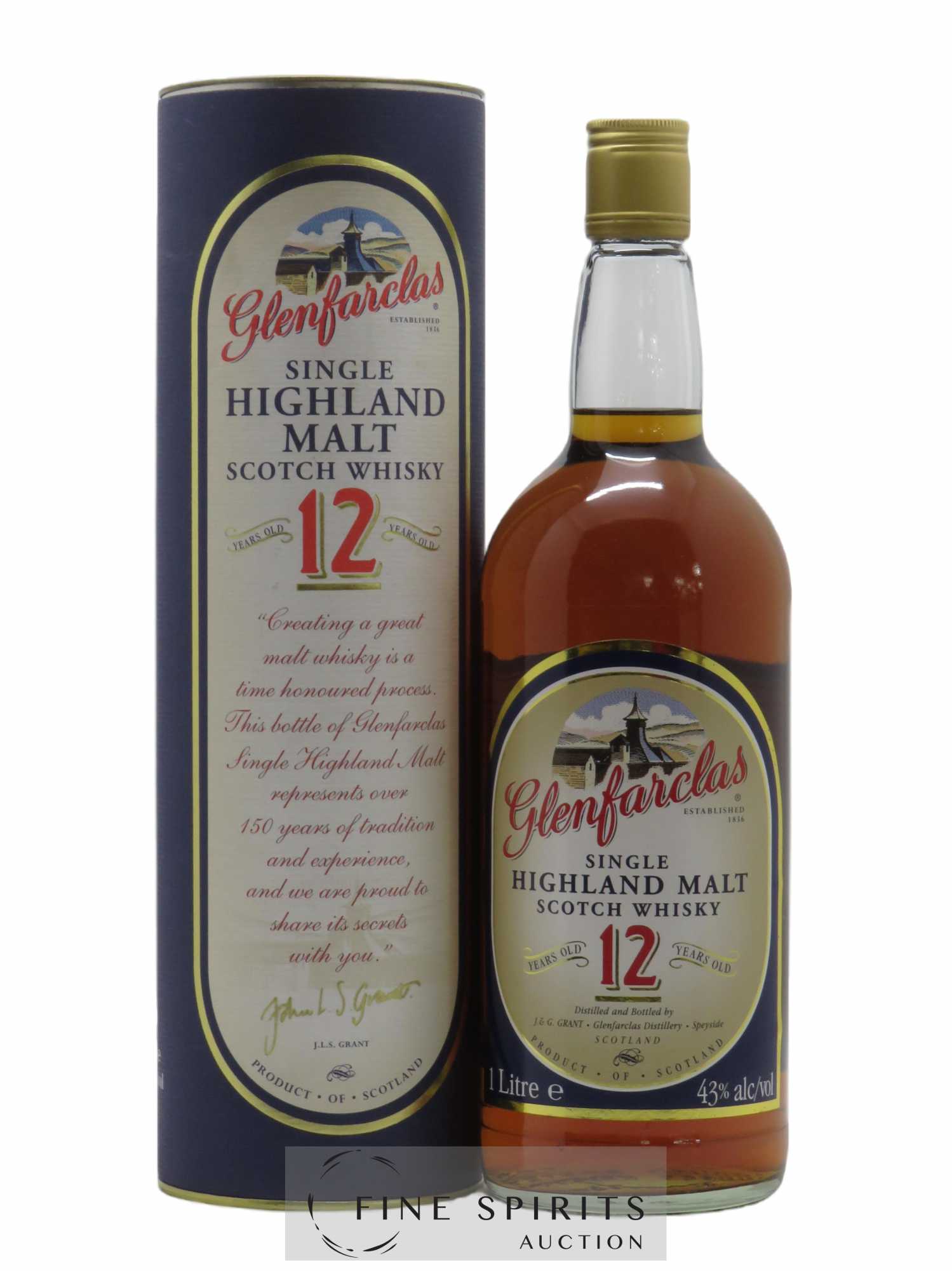 Glenfarclas 12 years Of. Single Highland Malt