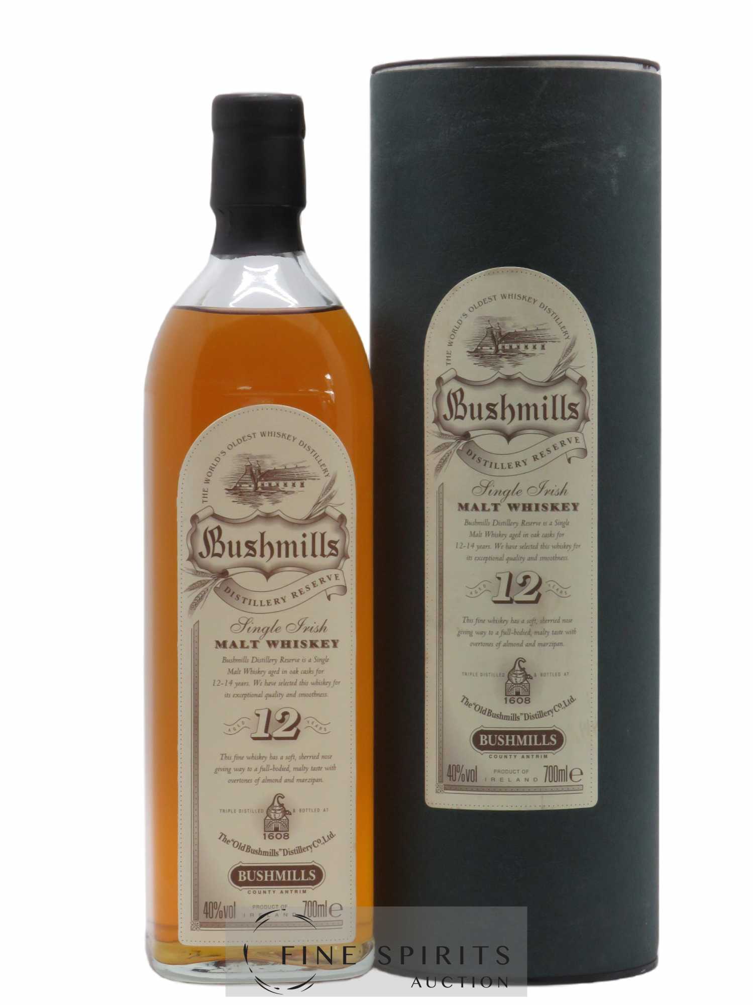 Bushmills 12 years Of. Distillery Reserve