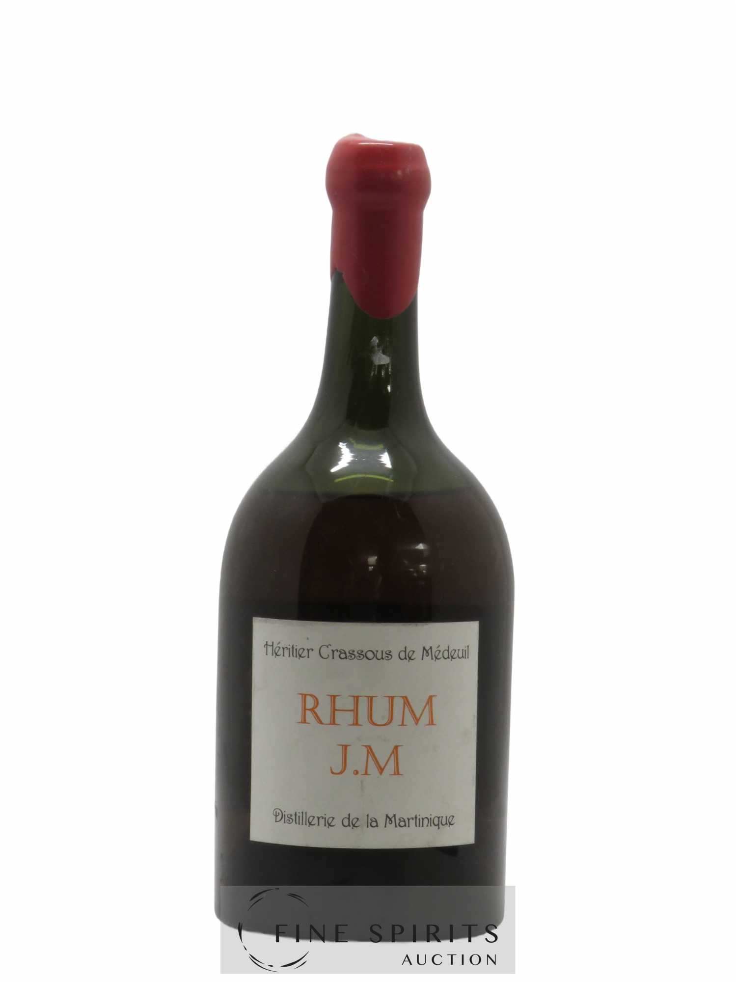 J.M 5 years 2000 Of. Single Cask n°10259 Limited Edition 299 Bottles C.Collins Heritier Crassous de Médeuil