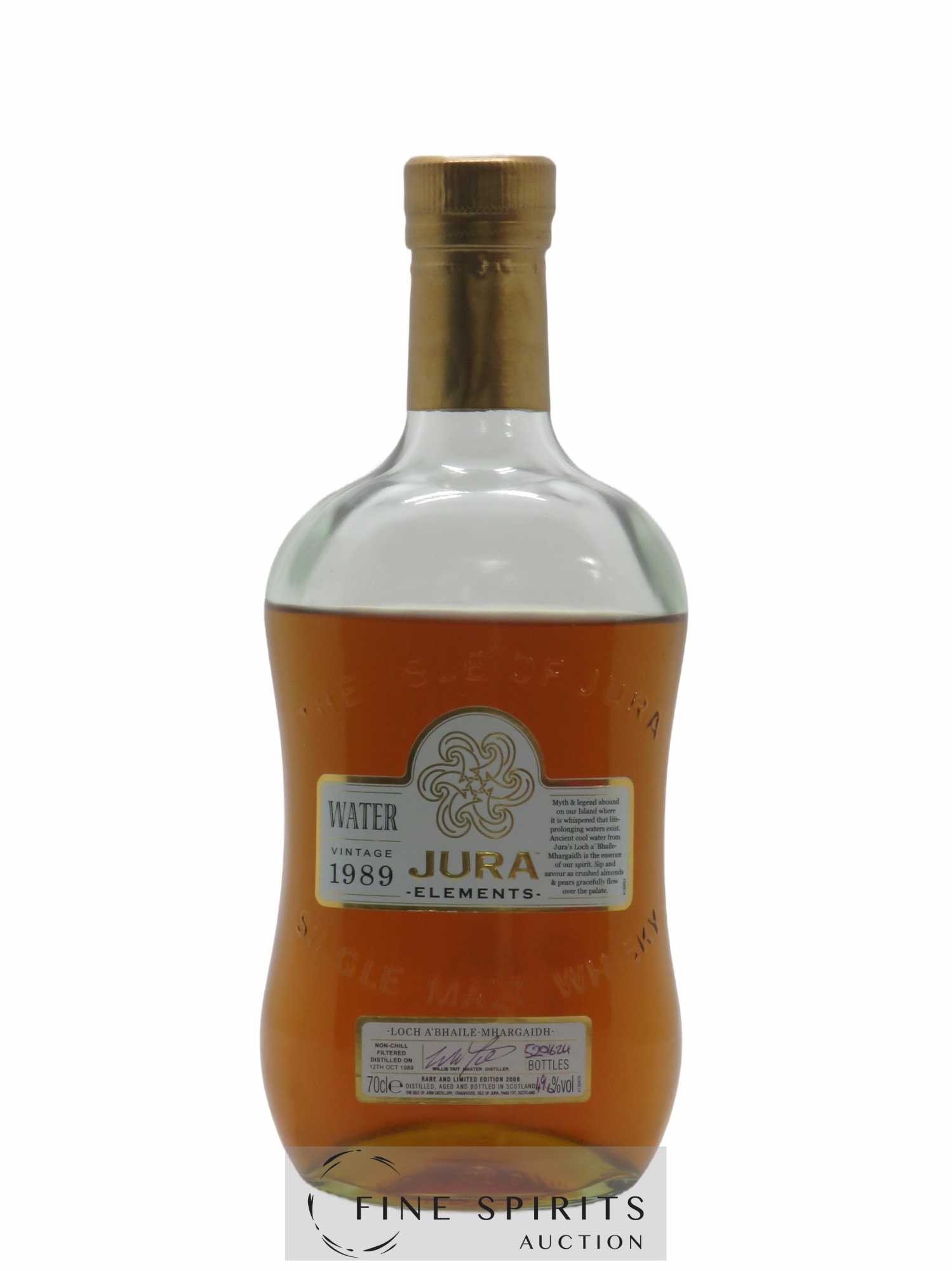 Jura 1989 Of. Loch A'Bhaile Mhargaidh Limited Edition 624 Bottles ElementsWater