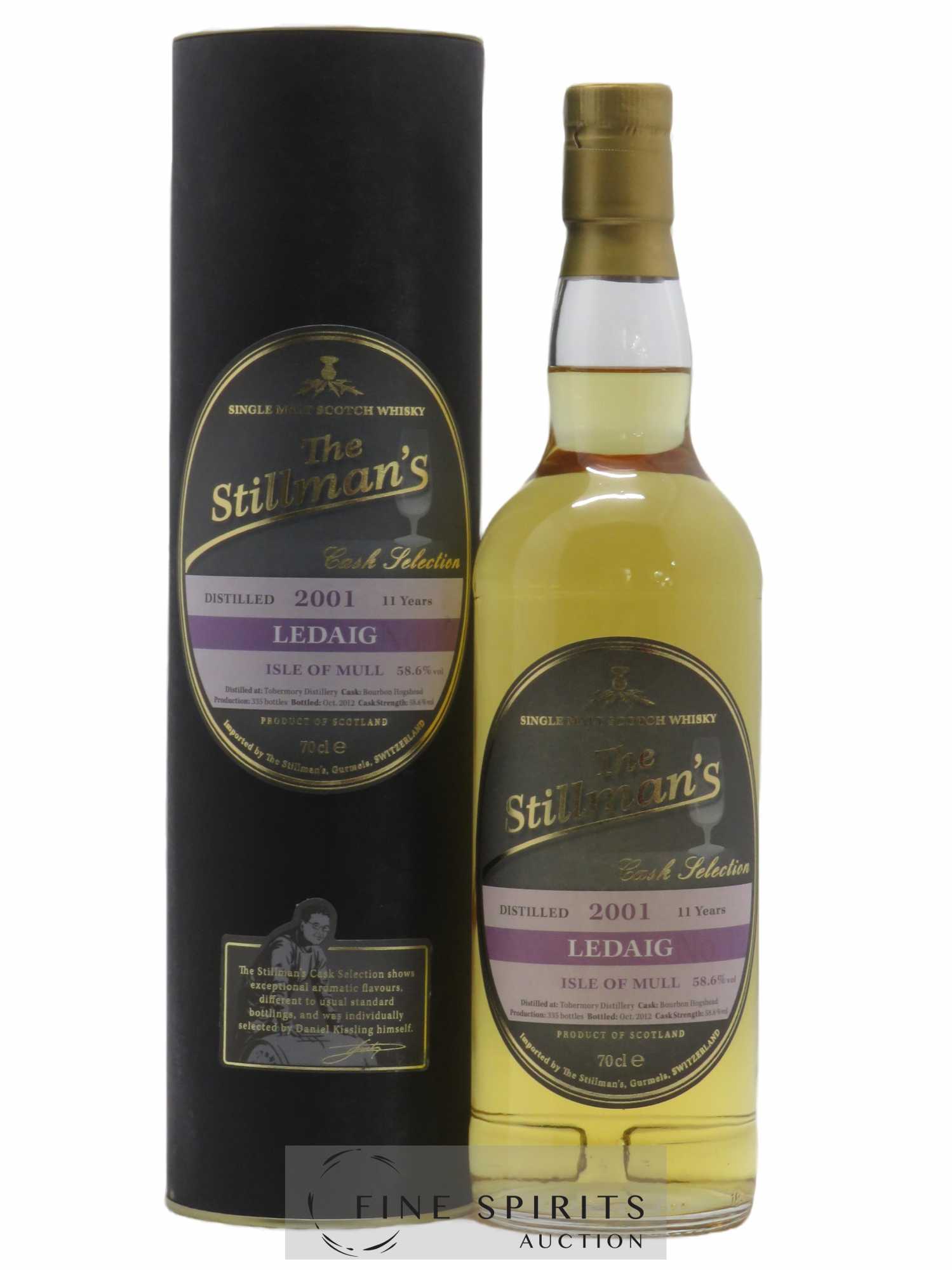 Ledaig 11 years 2001 The Stillman Bourbon Hogshead Limited Edition 335 Bottles Cask Selection