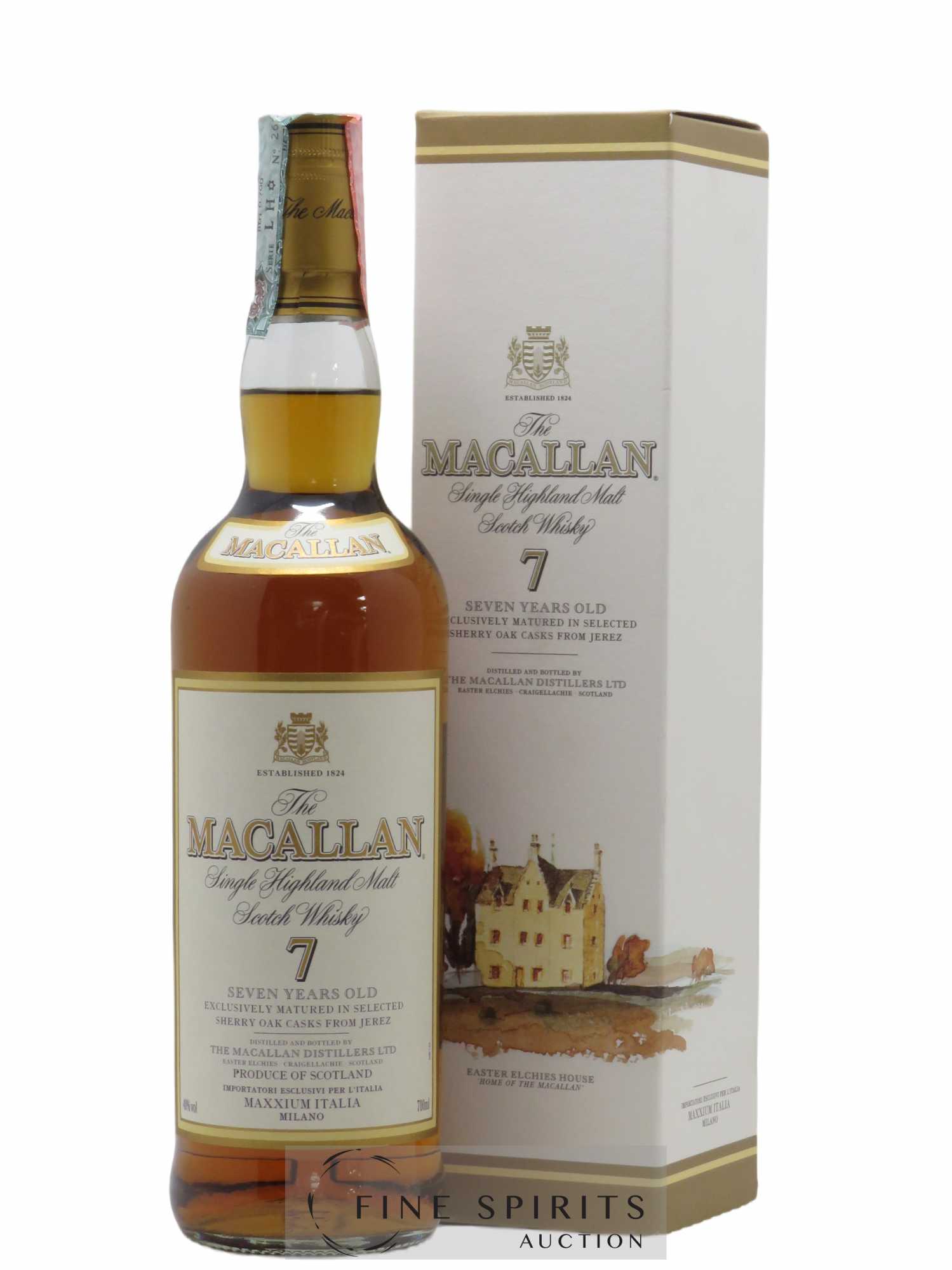 Macallan 7 years Of. The Mystery of Sherry Oak Maturation Maxxium Italia Milano Exclusively Matured in Selected Sherry Oak Cask From Jerez