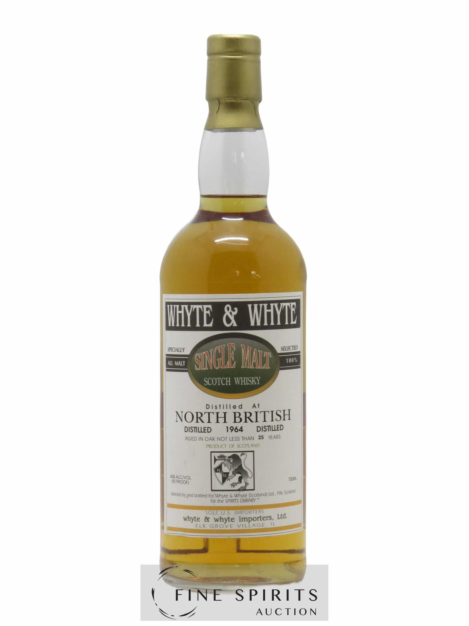 North British 25 years 1964 Spirits Library Single Malt Whyte & Whyte