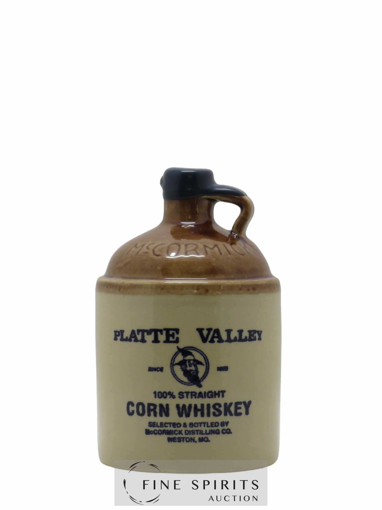 Platte Valley 3 years Mc Cormick 100% Corn Whiskey