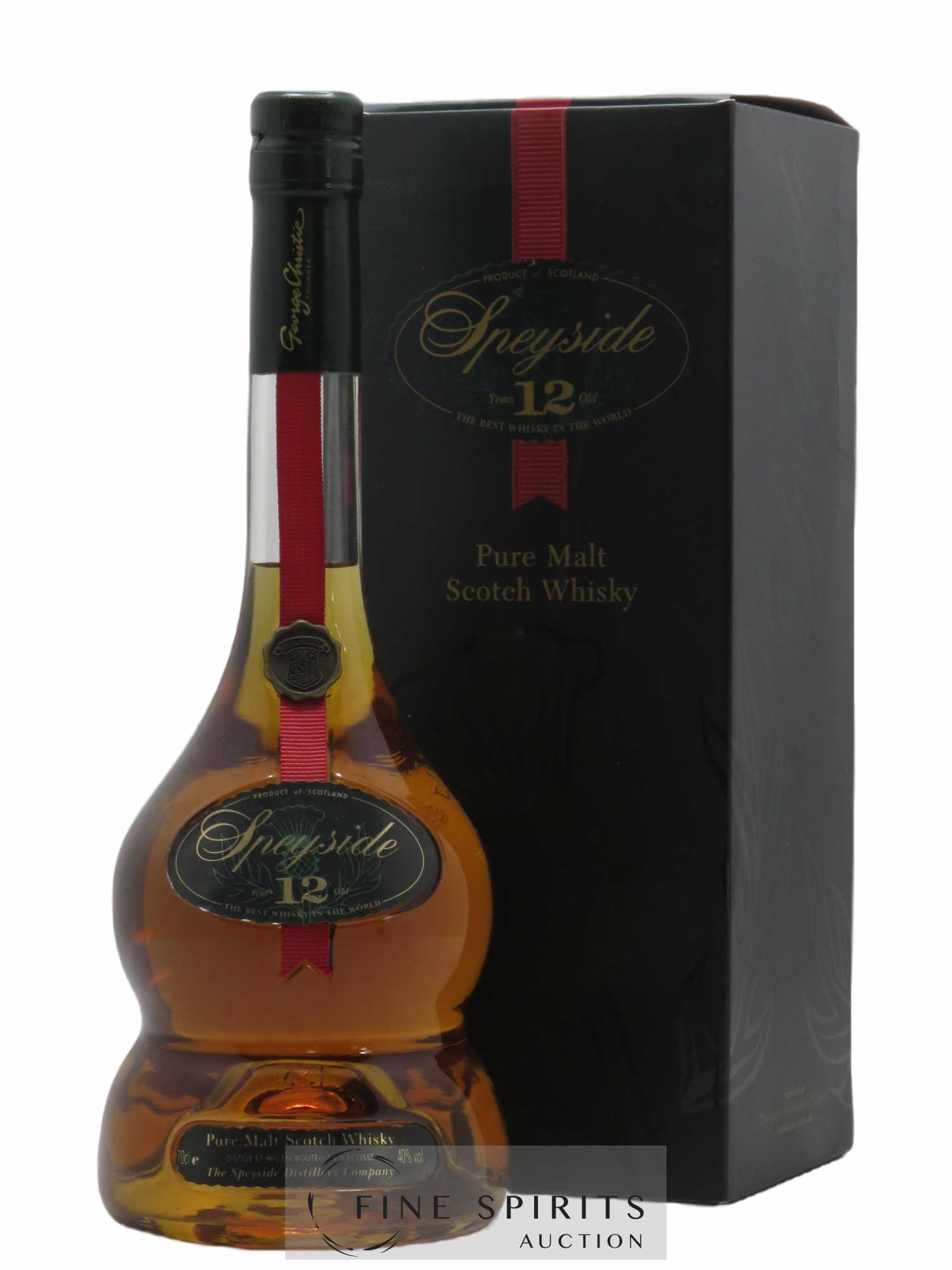 The Speyside 12 years Of. The Speyside Distillery Company Corade Import Paris