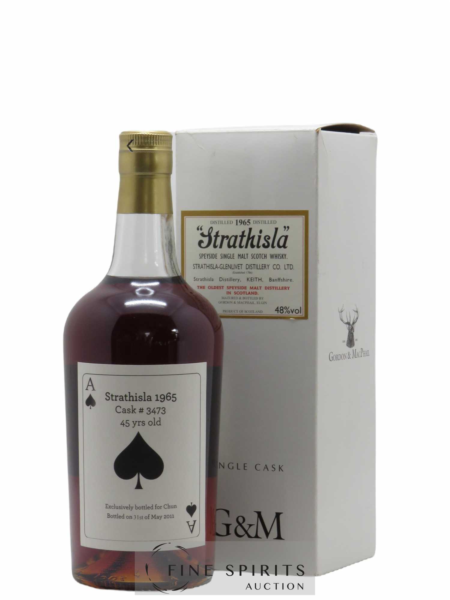 Strathisla 45 years 1965 Gordon & MacPhail Cask n° 3473 bottled 2011 Private Edition for Chun