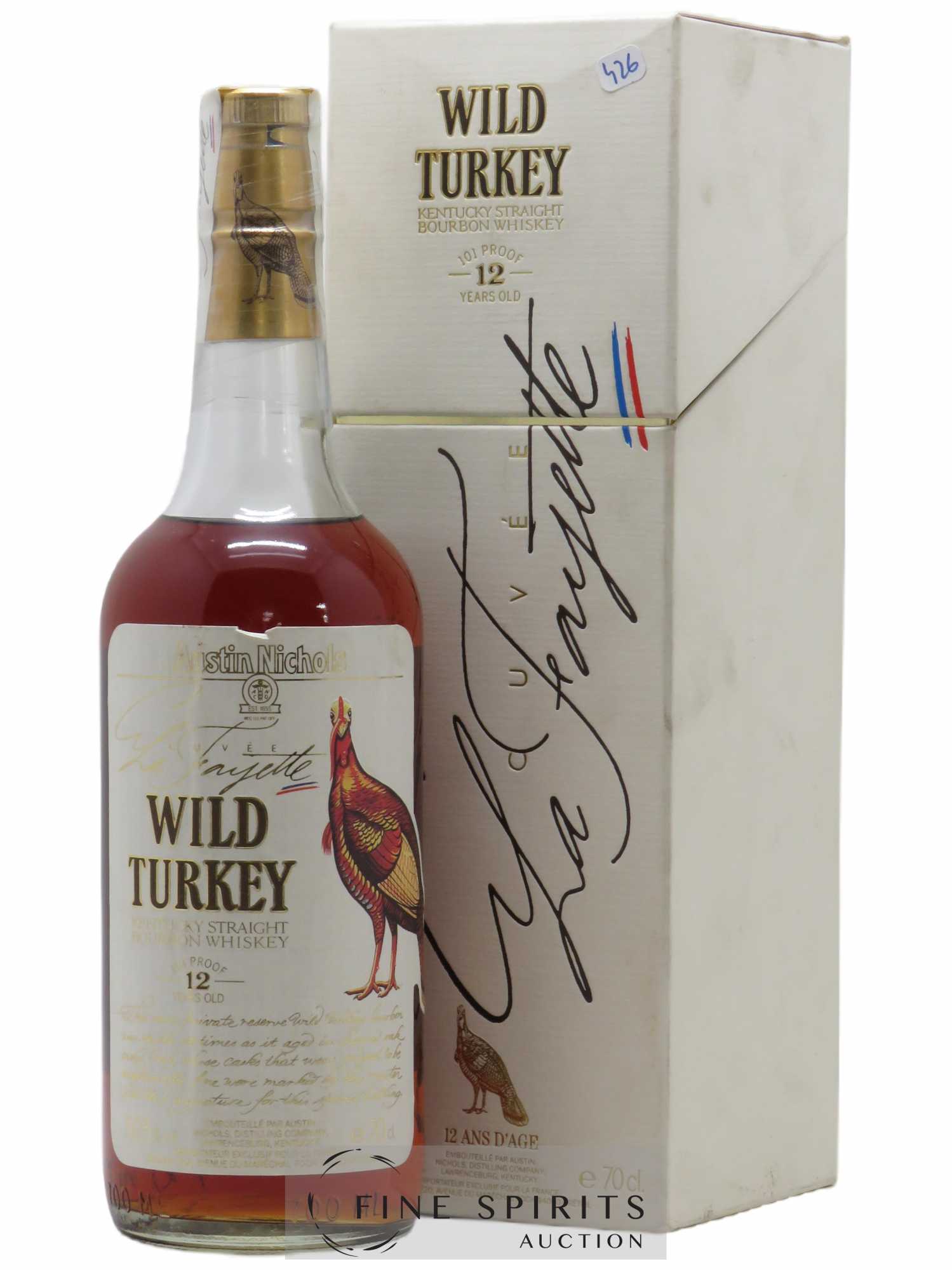 Wild Turkey 12 years Of. Cuvée La Fayette, Exclusive Edition Pernod Importateur 101 Proof