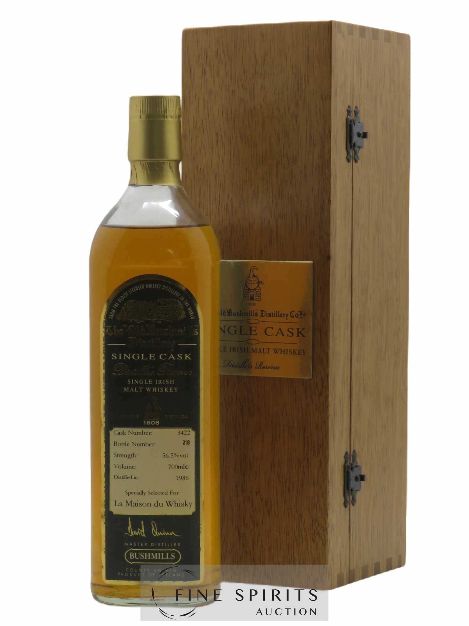 Bushmills 1986 Of. Distiller's Reserve Cask n° 3422 LMDW