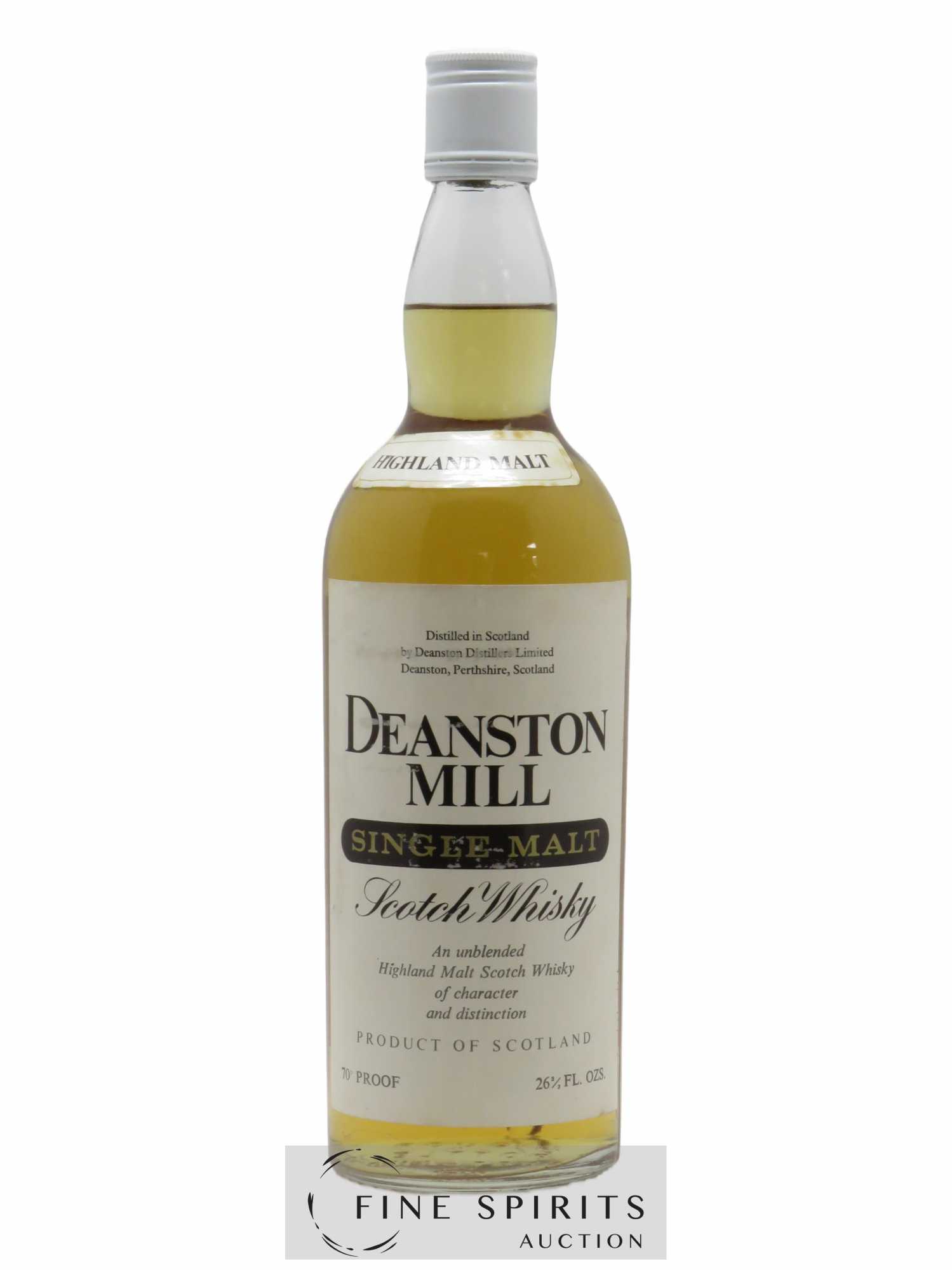 Deanston Mill Of. 70° Proof