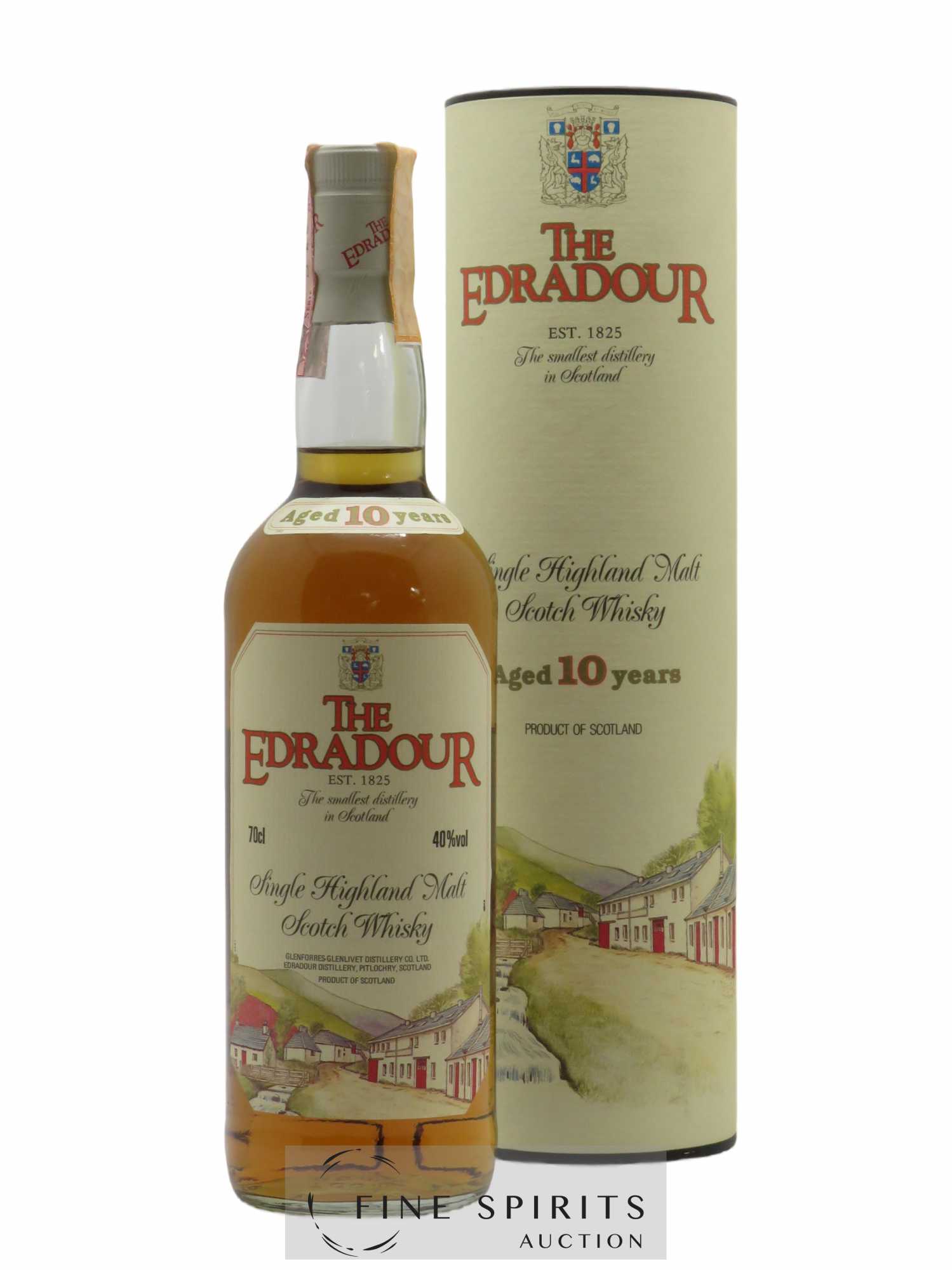 Edradour 10 years Of. Old Label