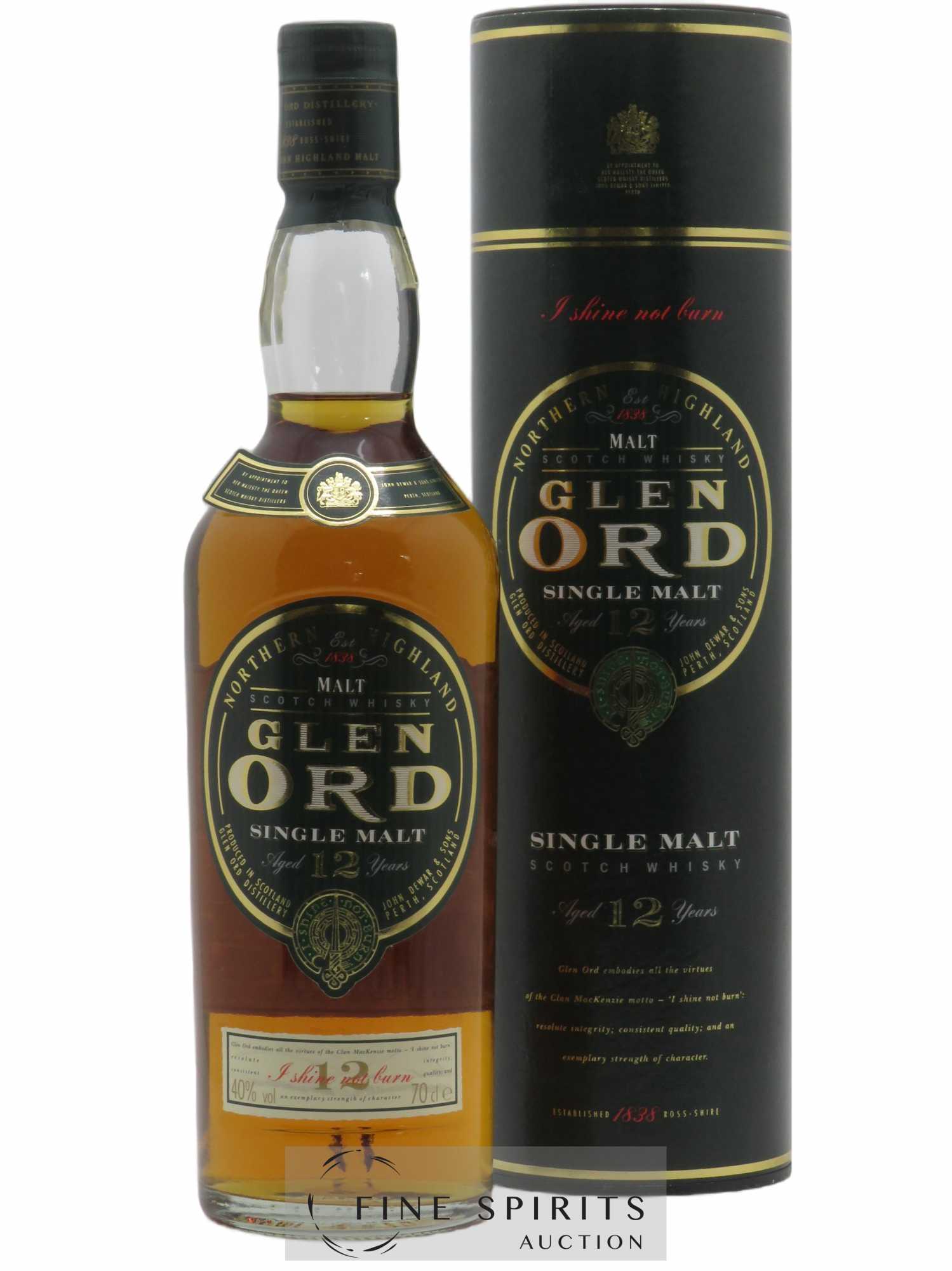 Glen Ord 12 years Of.