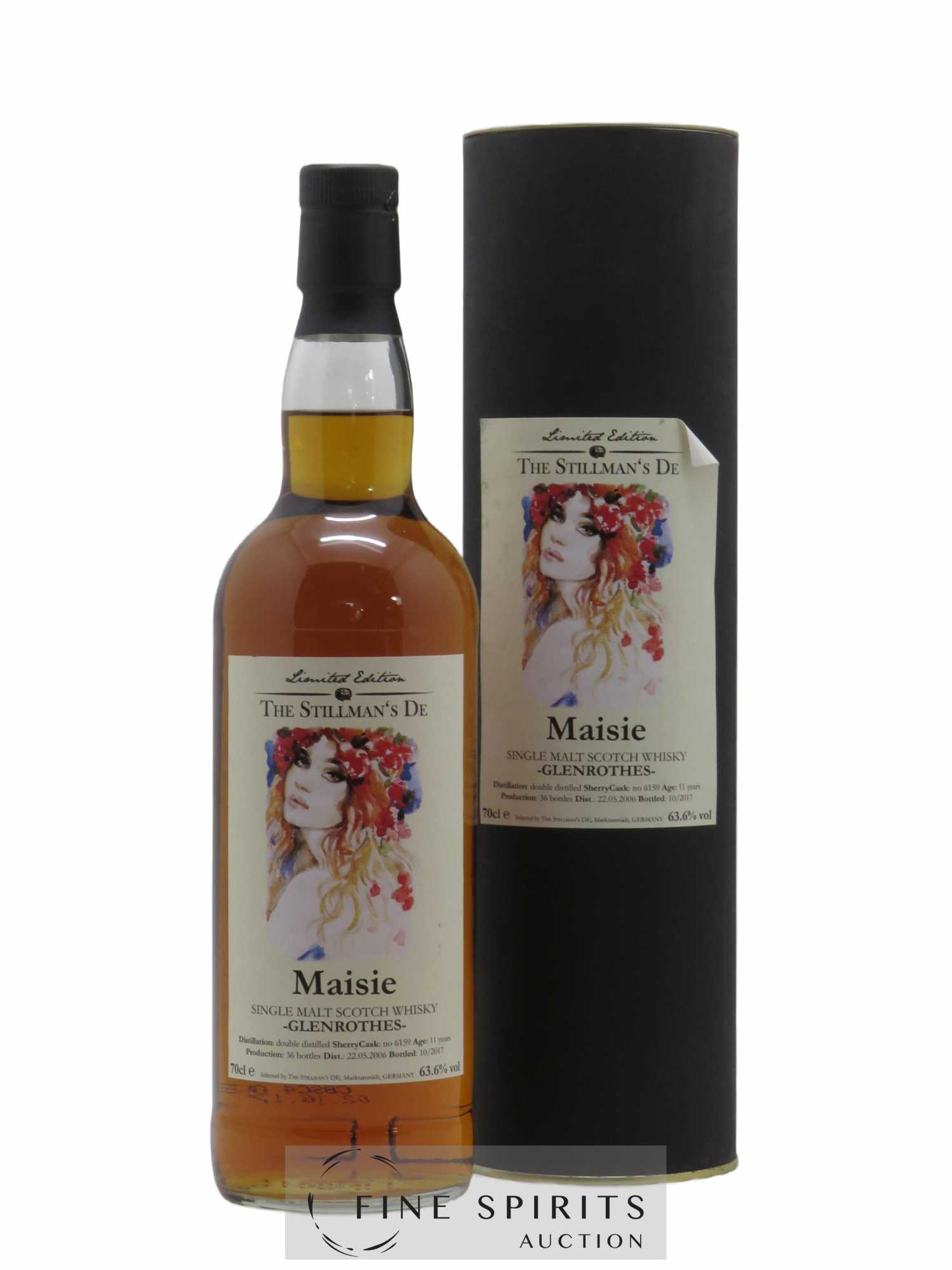 Glenrothes 11 years 2006 The Stillman's DE Maisie Sherry Cask n°6159 - bottled 2017 Limited Edition