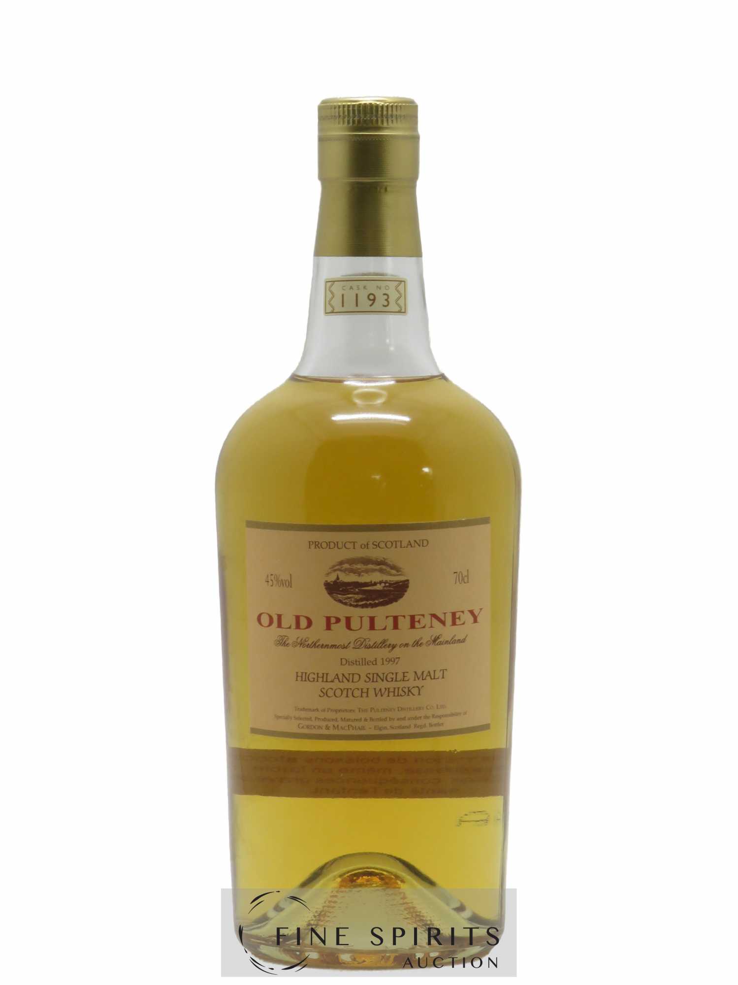 Old Pulteney 1997 Gordon & MacPhail Cask n°1193 - bottled 2008