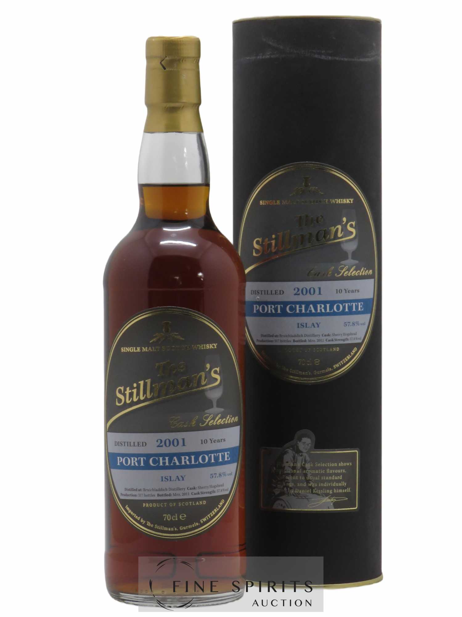 Port Charlotte 10 years 2001 The Stillman Sherry Hogshead Cask - bottled 2011 Cask Selection