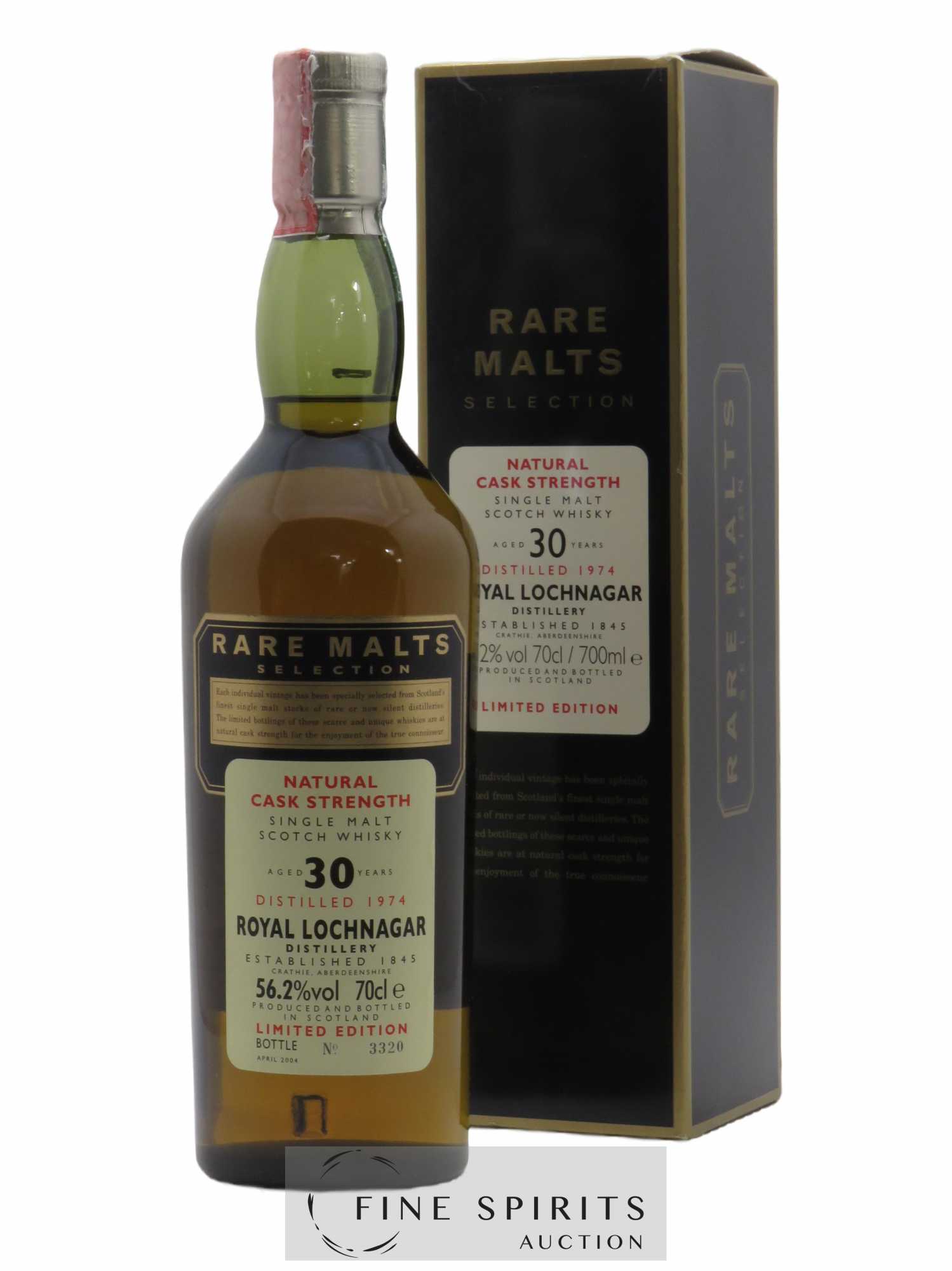 Royal Lochnagar 30 years 1974 Of. Rare Malts Selection Natural Cask Strengh - bottled 2004 Limited Edition