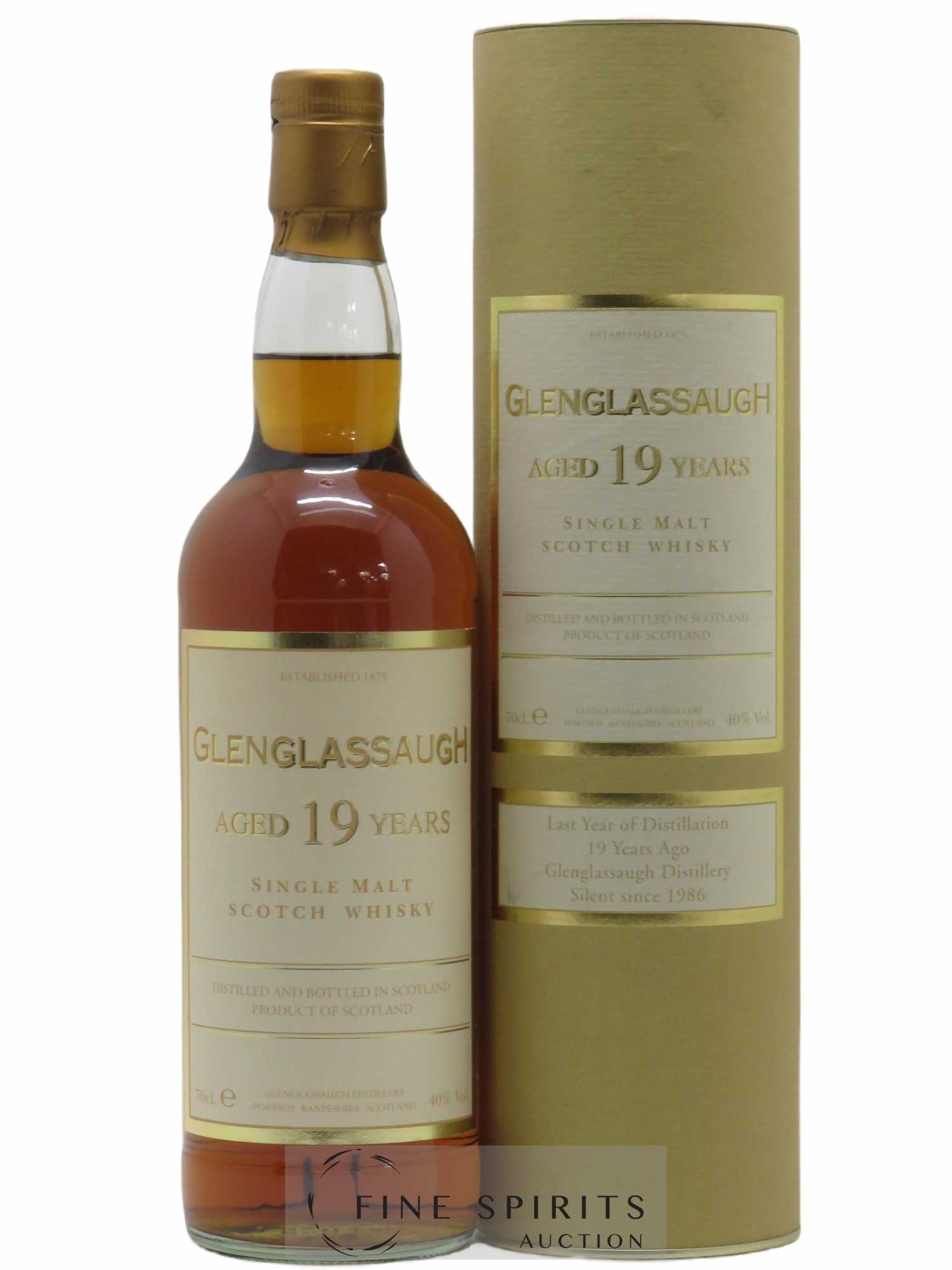 Glenglassaugh 19 years 1986 Of. Last Year Of Distillation 2005 Release