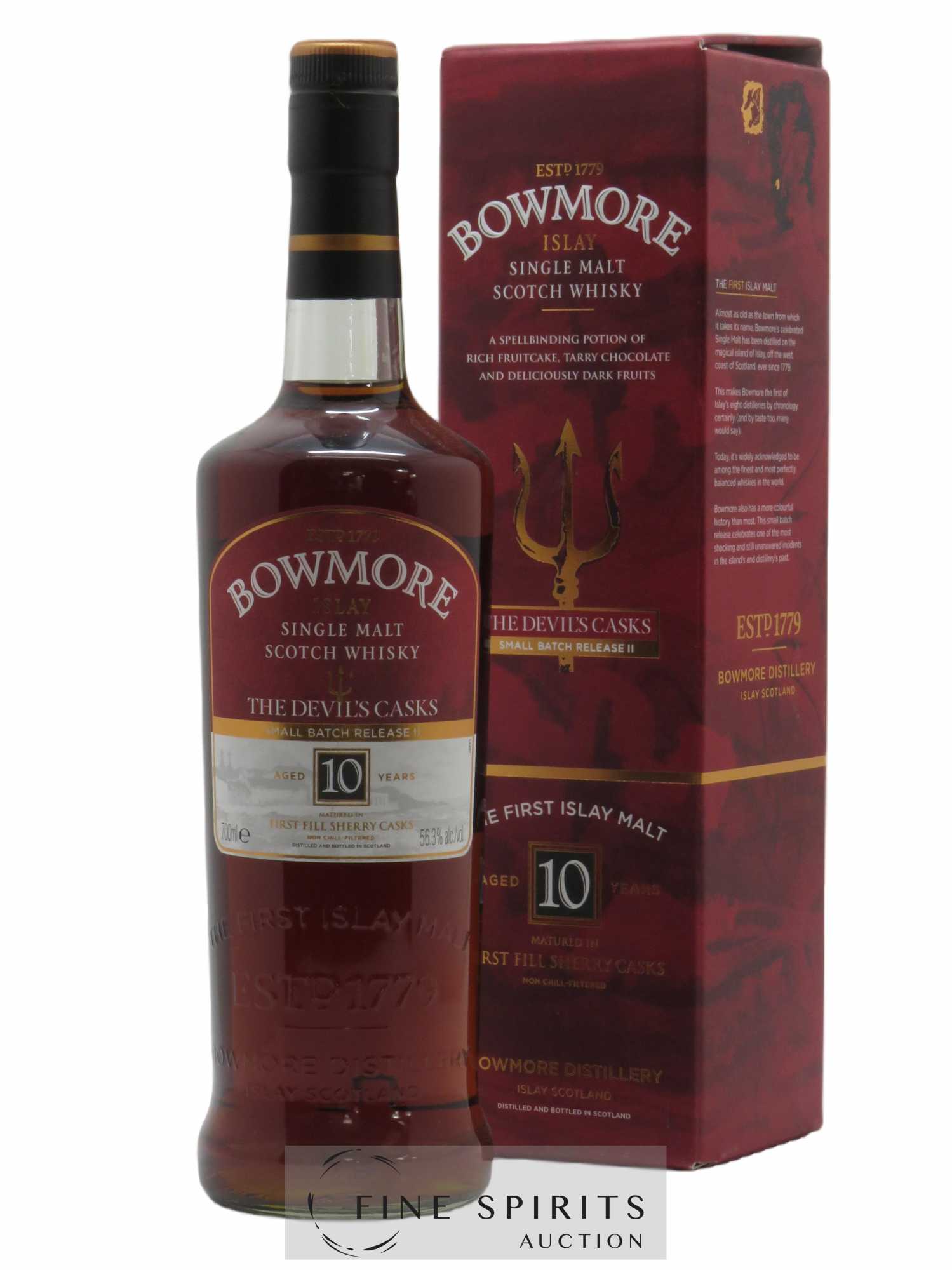 Bowmore 10 years Of. The Devil's Casks First Fill Sherry Casks Small Batch Release II