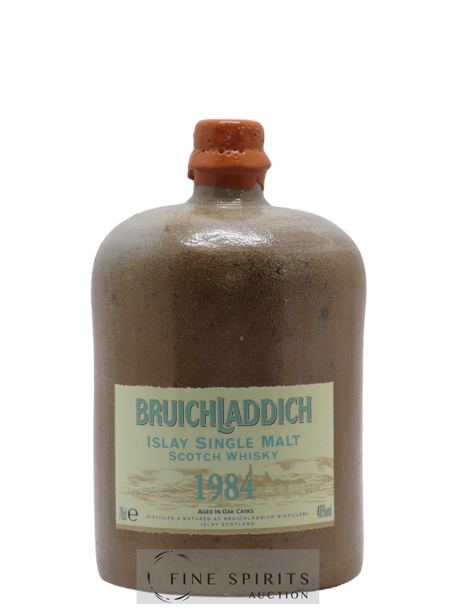 Bruichladdich 1984 Of. Bourbon Cask n°714 - One of 650 - bottled 2002 Ceramic Jug