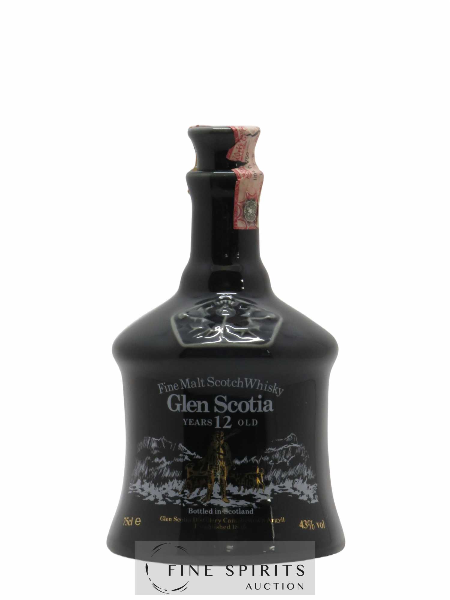 Glen Scotia 12 years Of. F.E.G. Import Ceramic Decanter