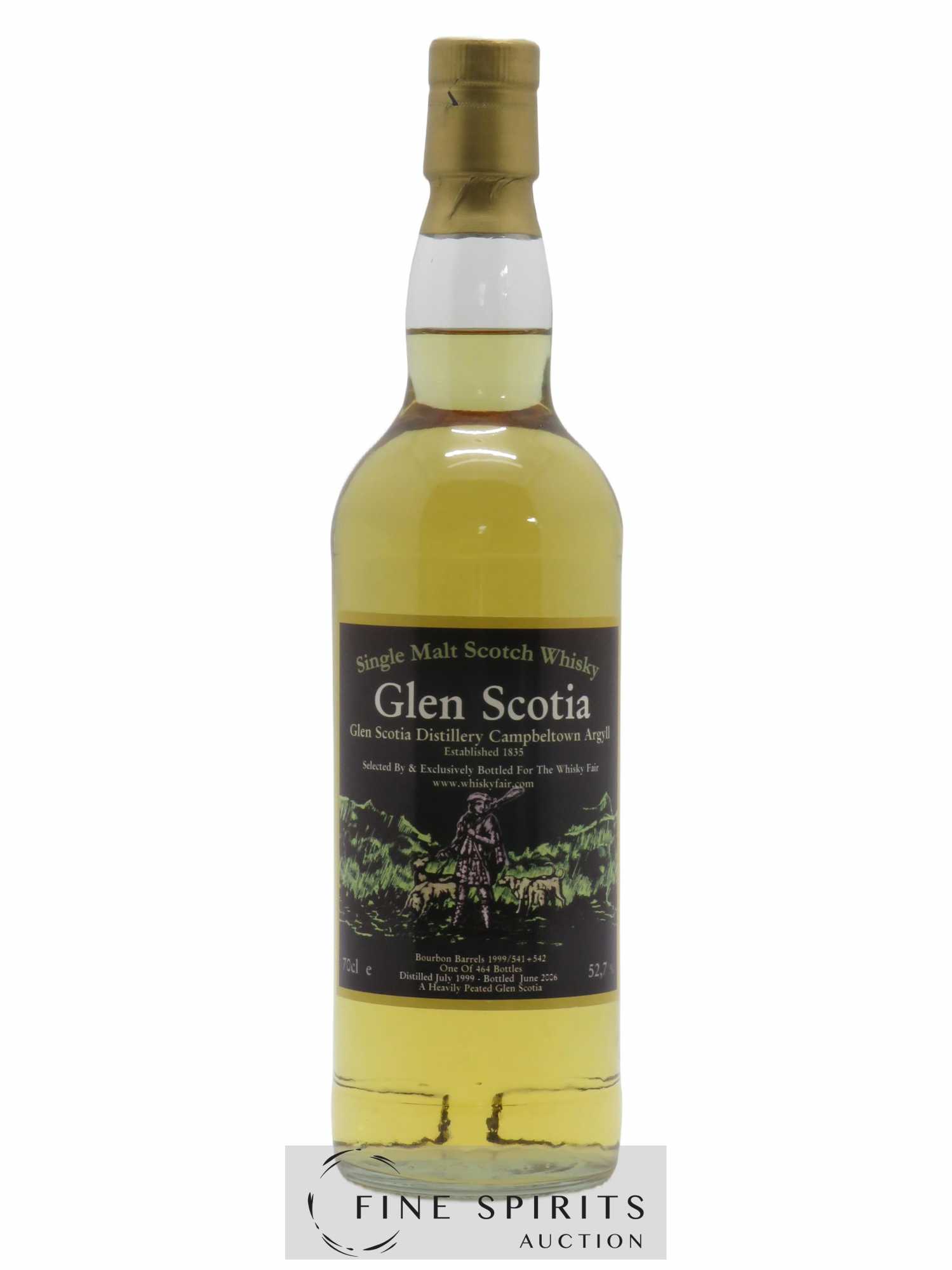 Glen Scotia 1999 Of. Bourbon Barrels n°541-542 - One of 464 - bottled 2006 The Whisky Fair