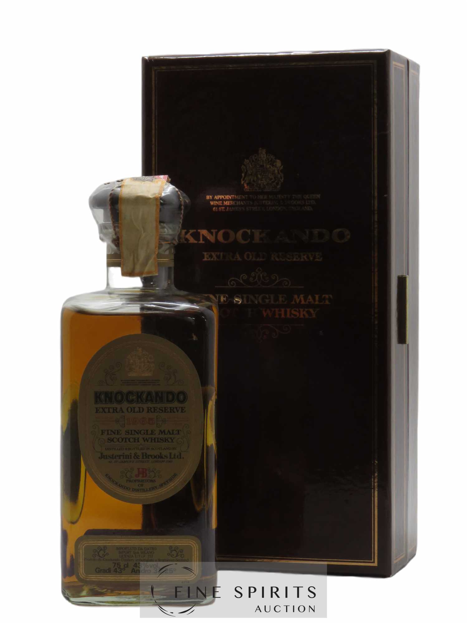 Knockando 1965 Of. Extra Old Reserve bottled 1990 Diateo Import