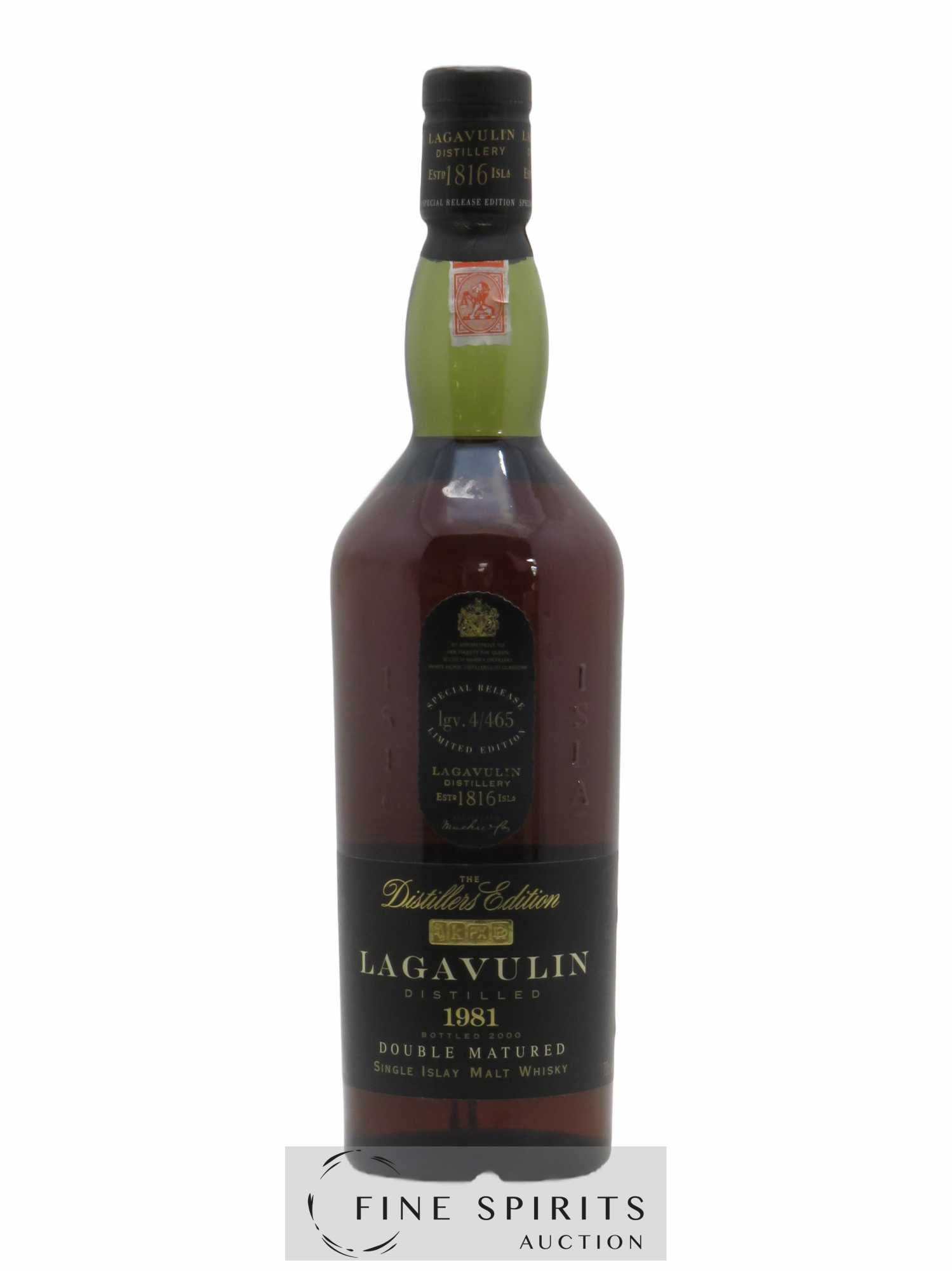 Lagavulin 1981 Of. The Distillers Edition lgv.4-465 - bottled 2000 Special Release - Limited Edition