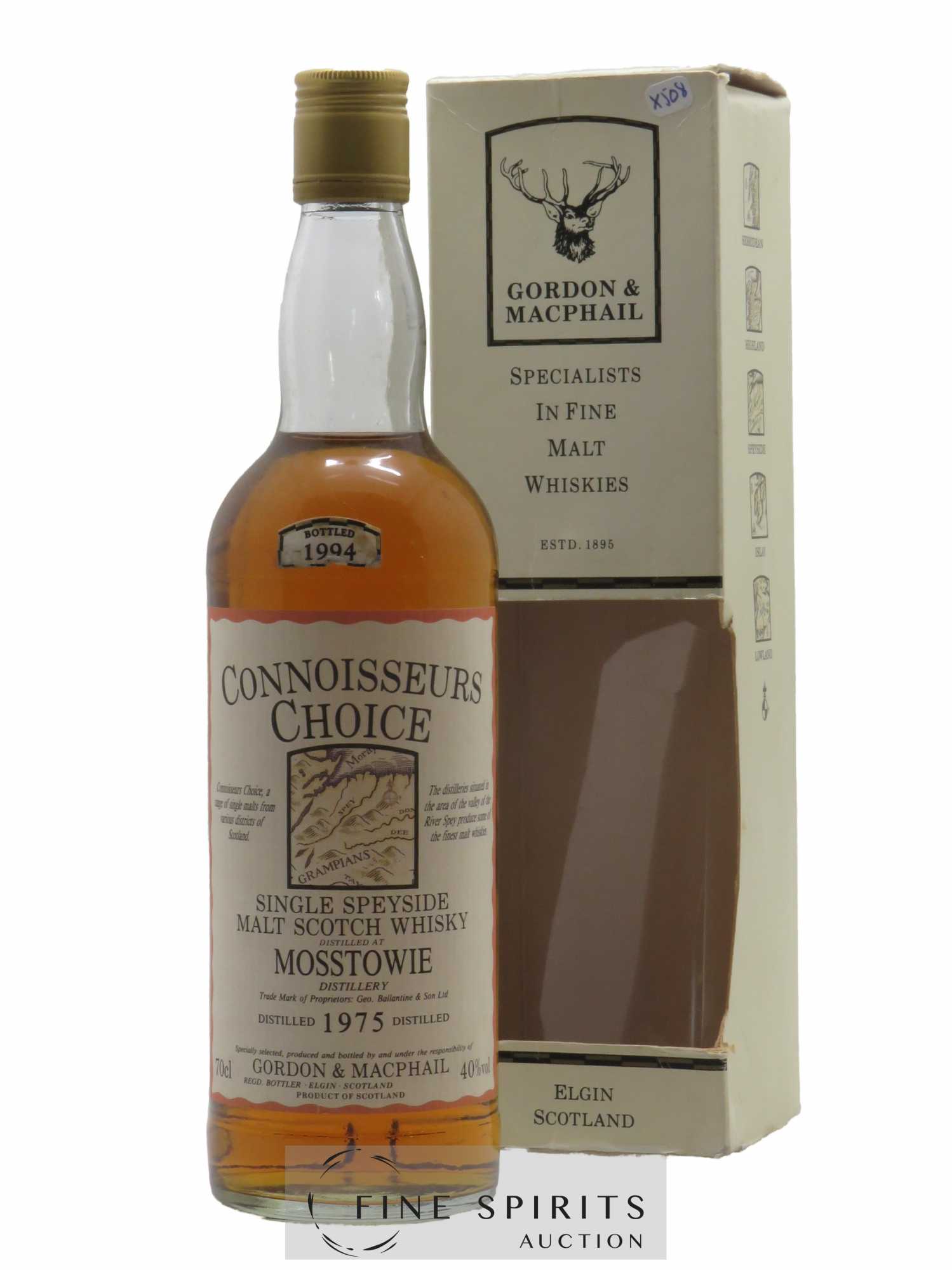 Mosstowie 1975 Gordon & Macphail bottled 1994 Connoisseurs Choice