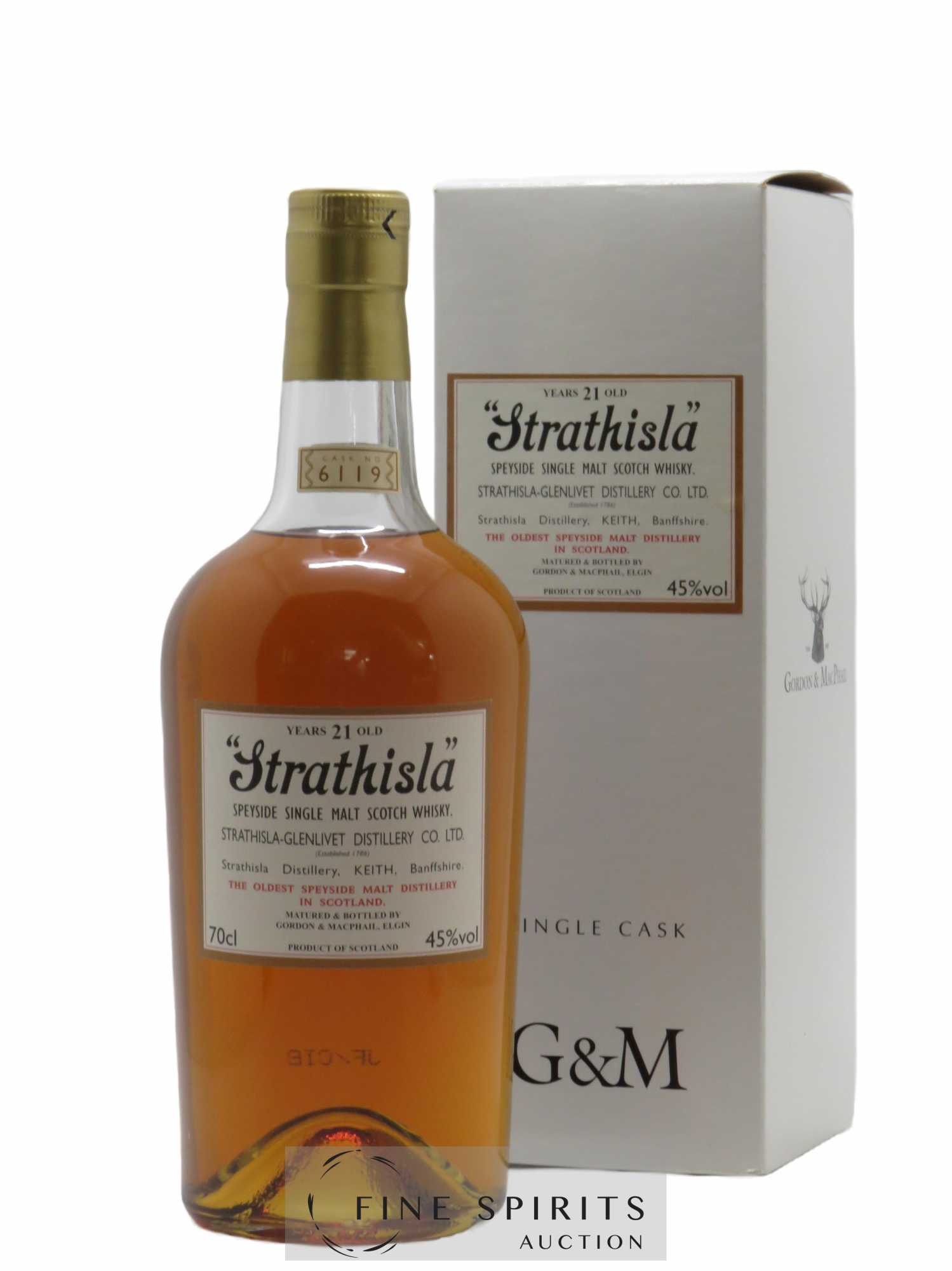 Strathisla 21 years Gordon & MacPhail Cask n°6119 - bottled 2006