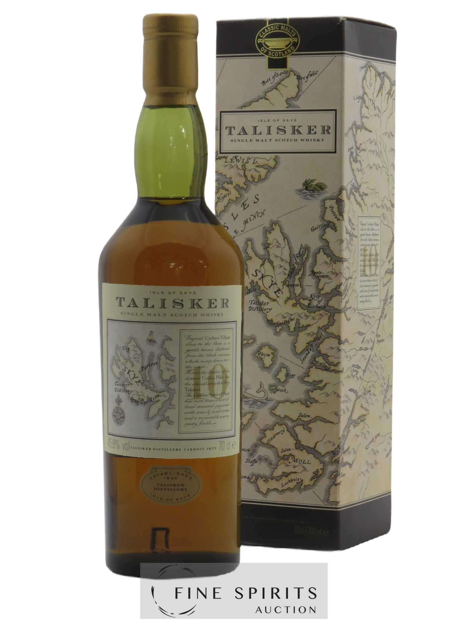 Talisker 10 years Of. The Golden Spirit Of Skye Classic Malts