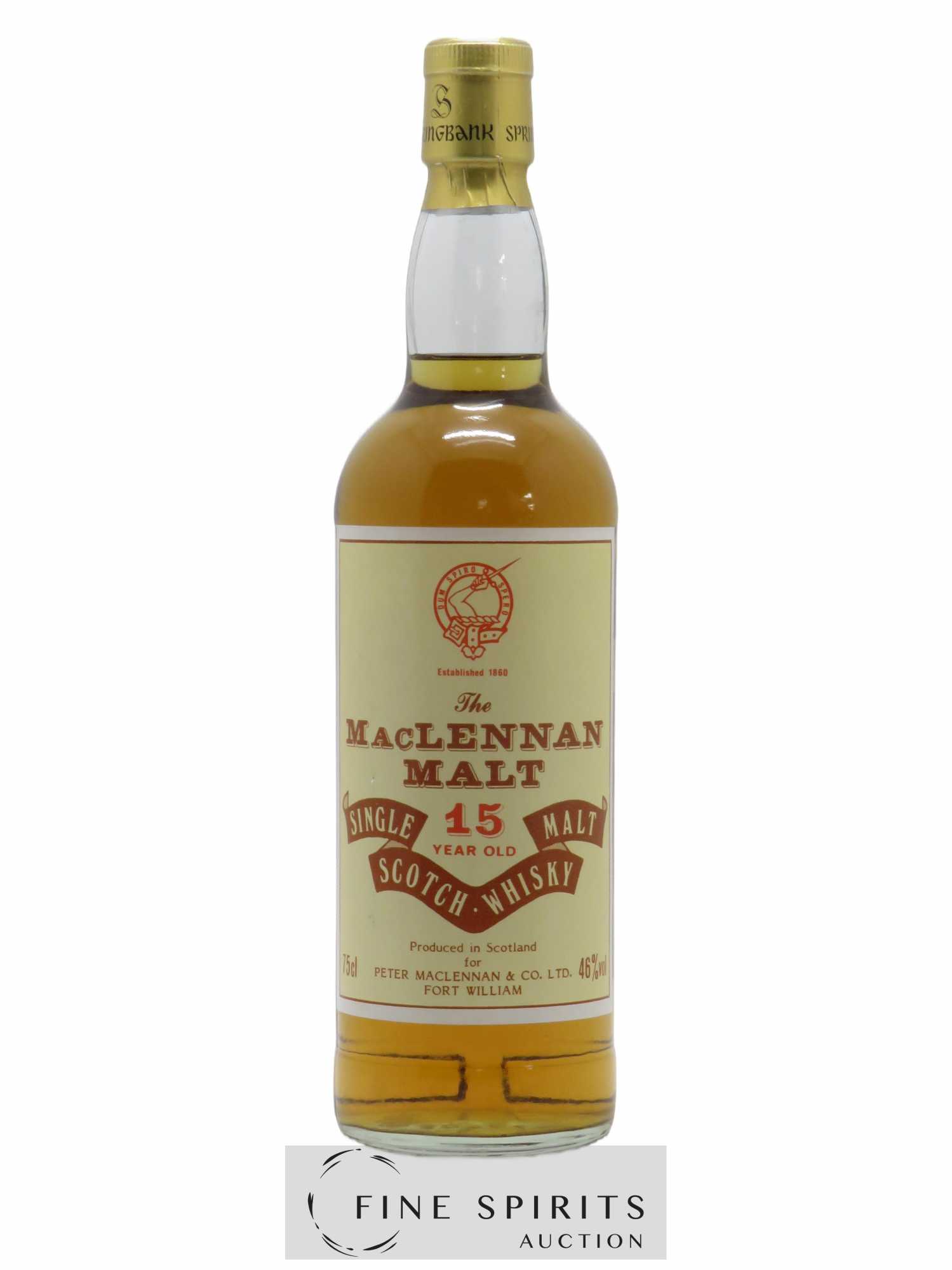 The MacLennan Malt 15 years Of. Dum Spiro Spero