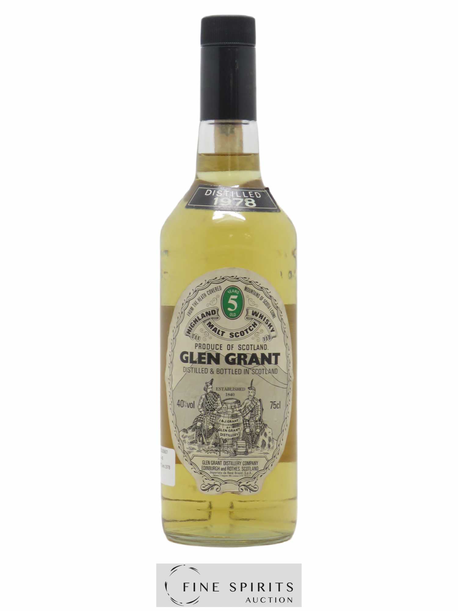 Glen Grant 5 years 1978 Of.