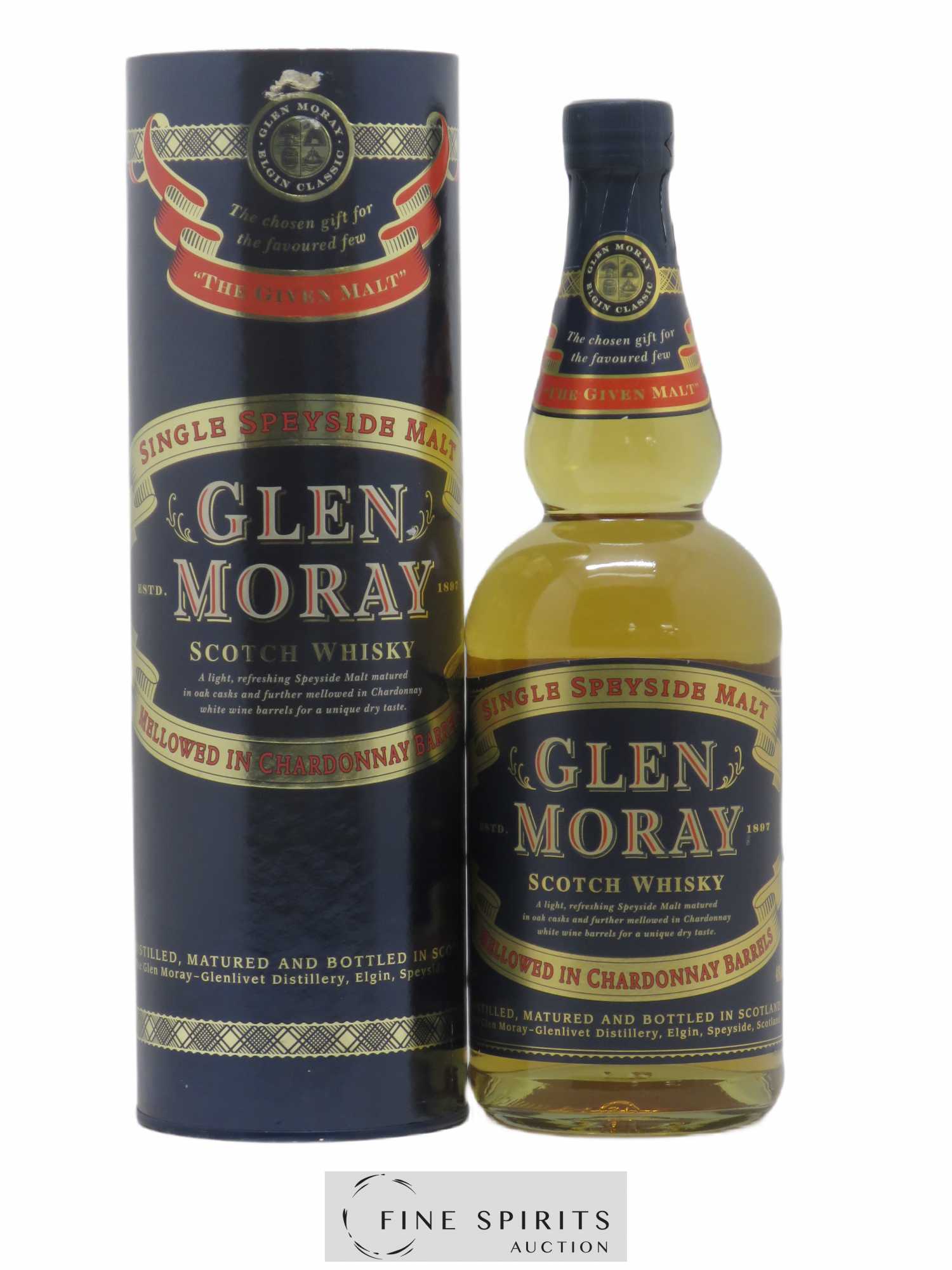 Glen Moray Of. The Given Malt Mellowed in Chardonnay Barrels