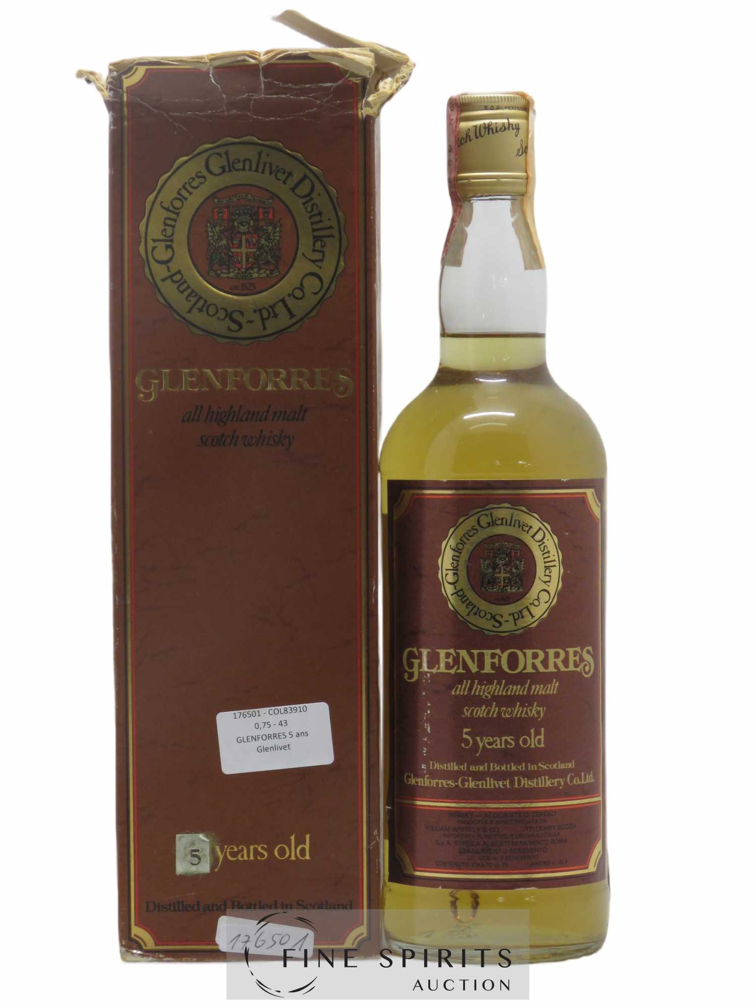 Glenforres 5 years Of. Benevento Import