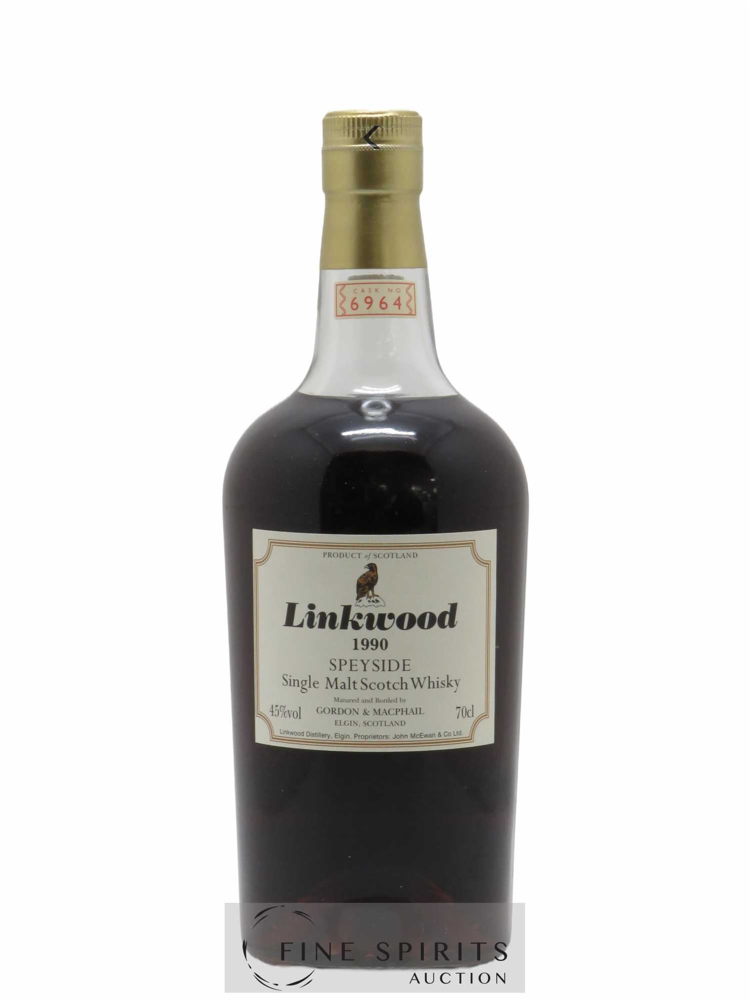 Linkwood 15 years 1990 Gordon & MacPhail Single Cask 6955 LMDW G & M Cubana Range