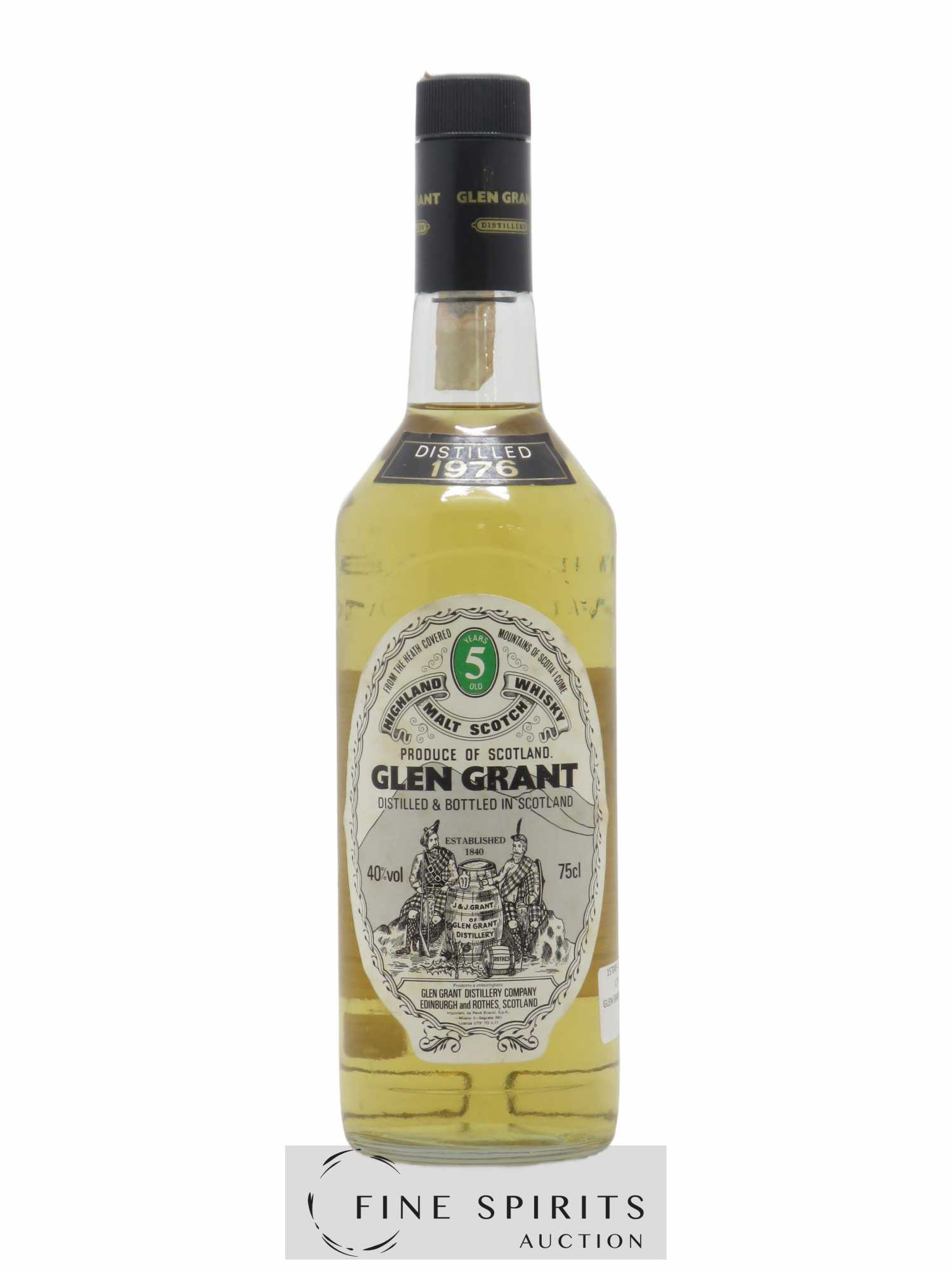 Glen Grant 5 years 1976 Of.